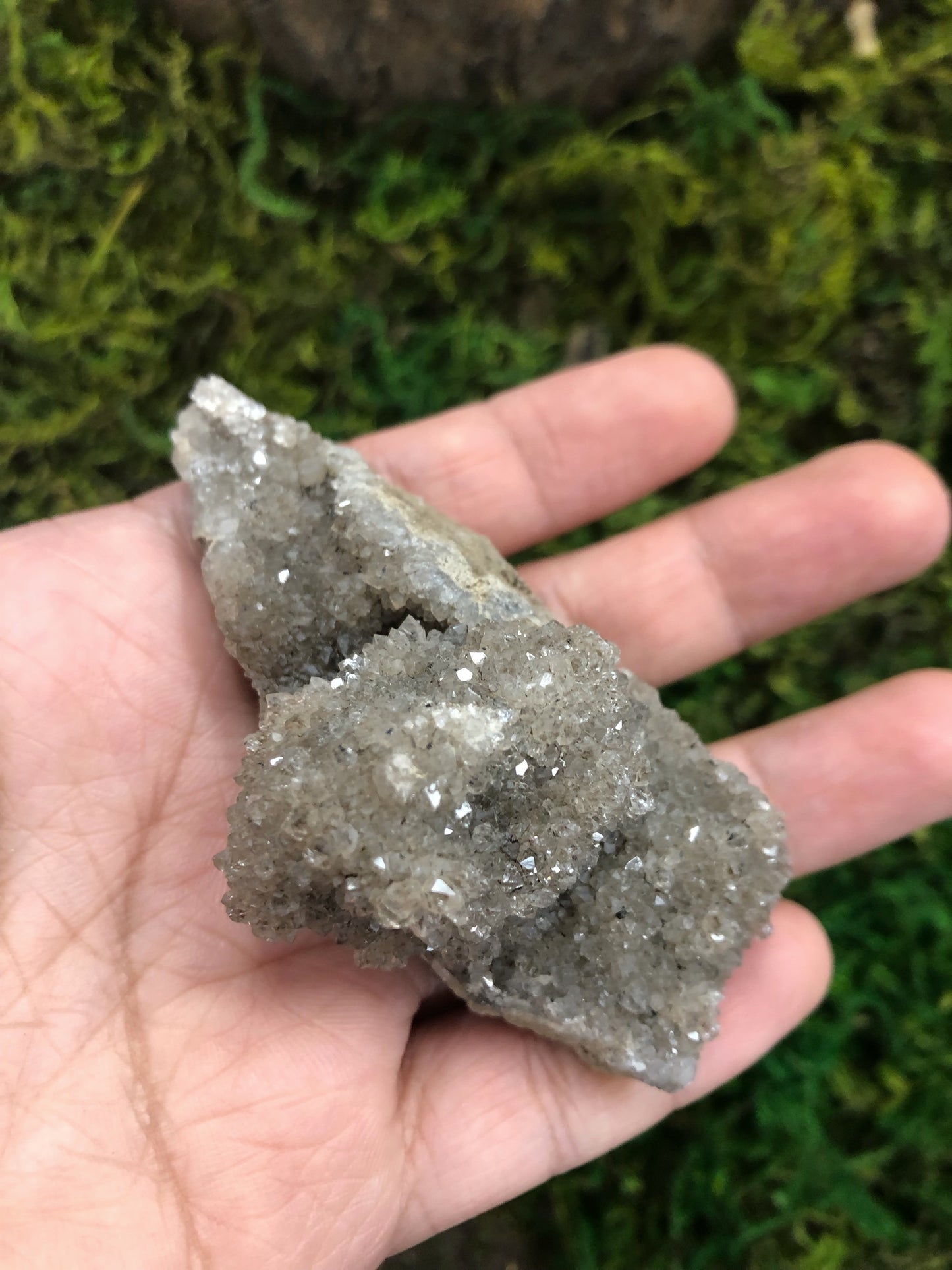 Druzy Herkimer Diamond Cluster