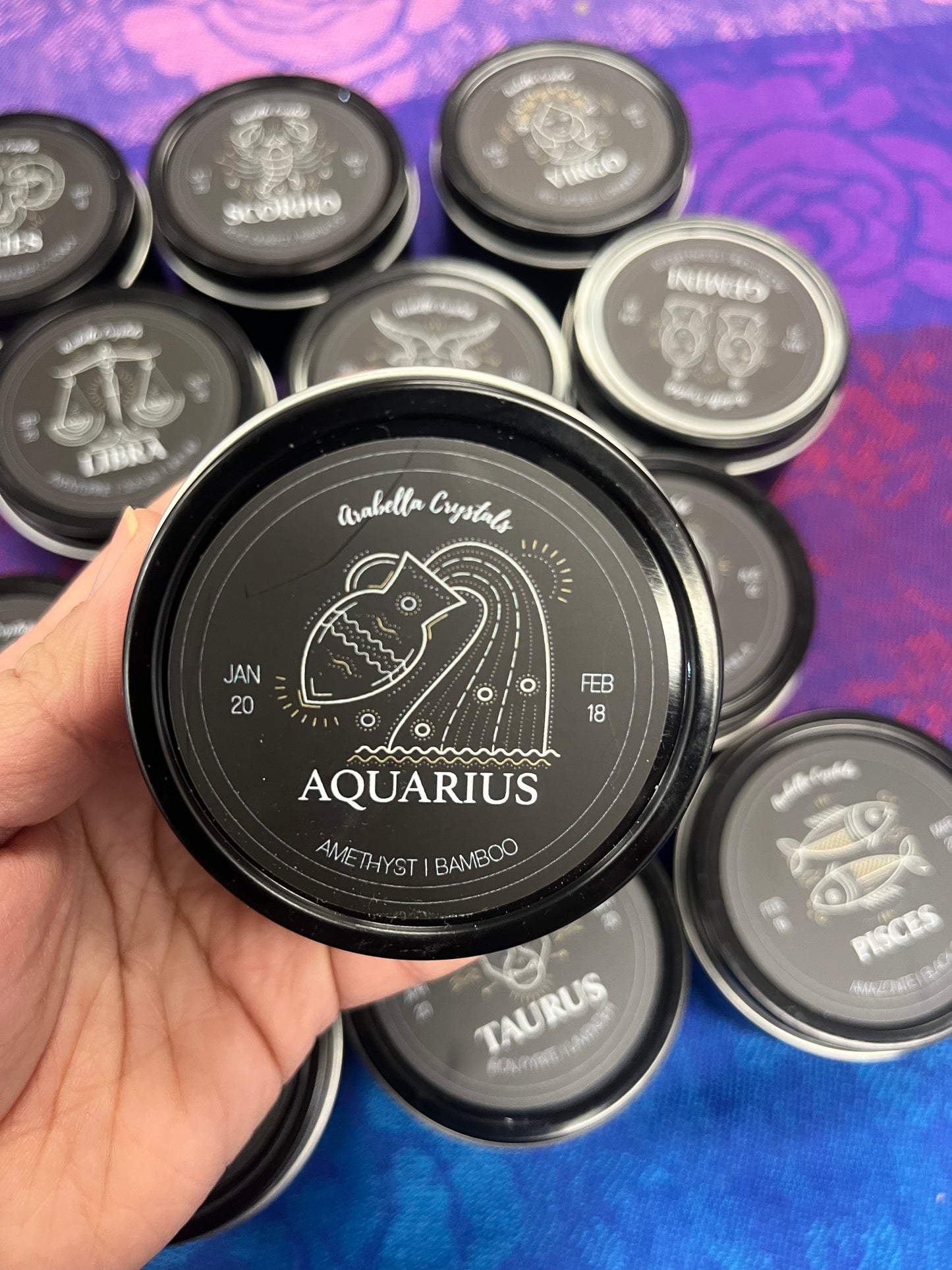 Zodiac Candle handmade