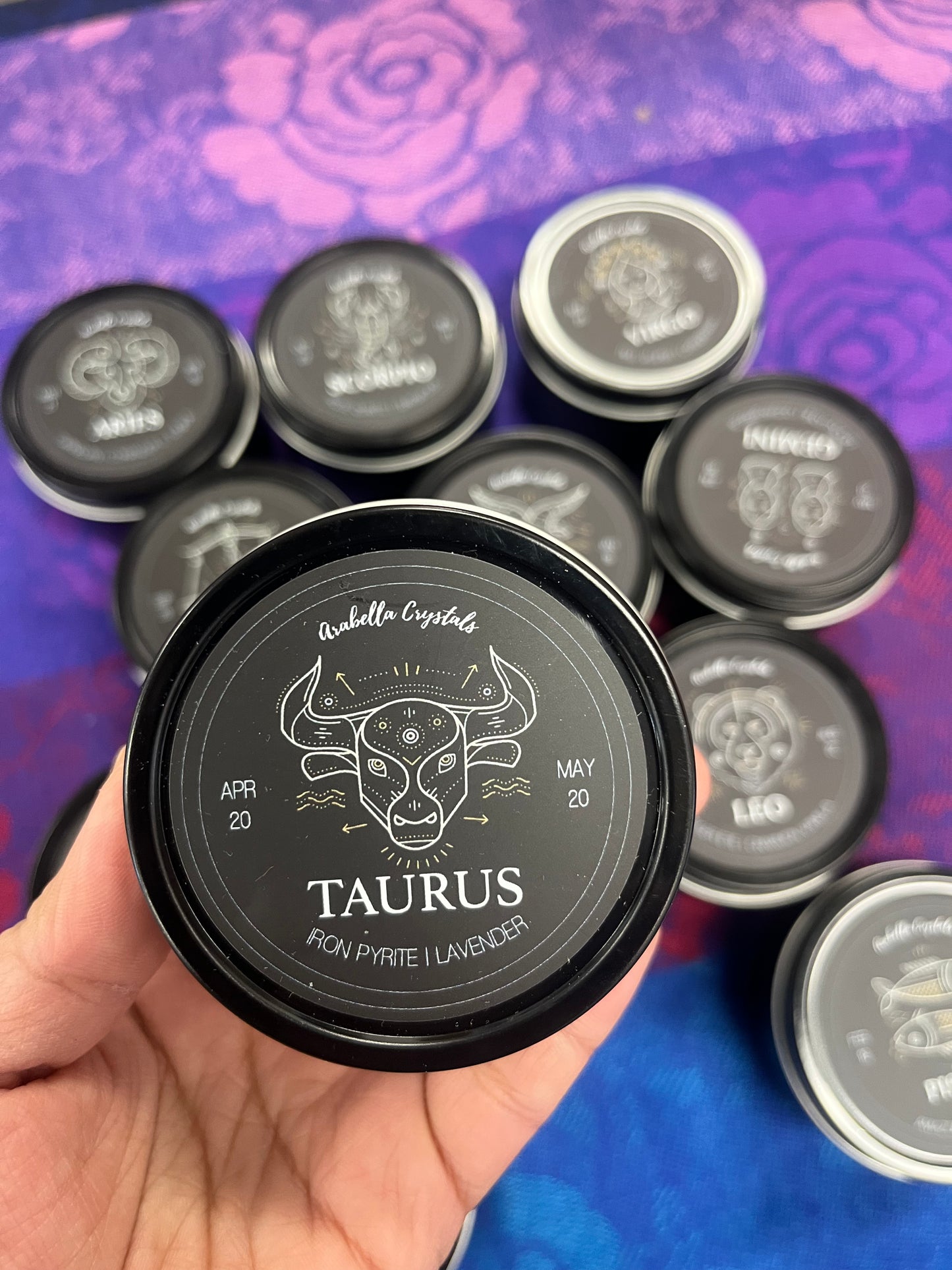 Zodiac Candle handmade