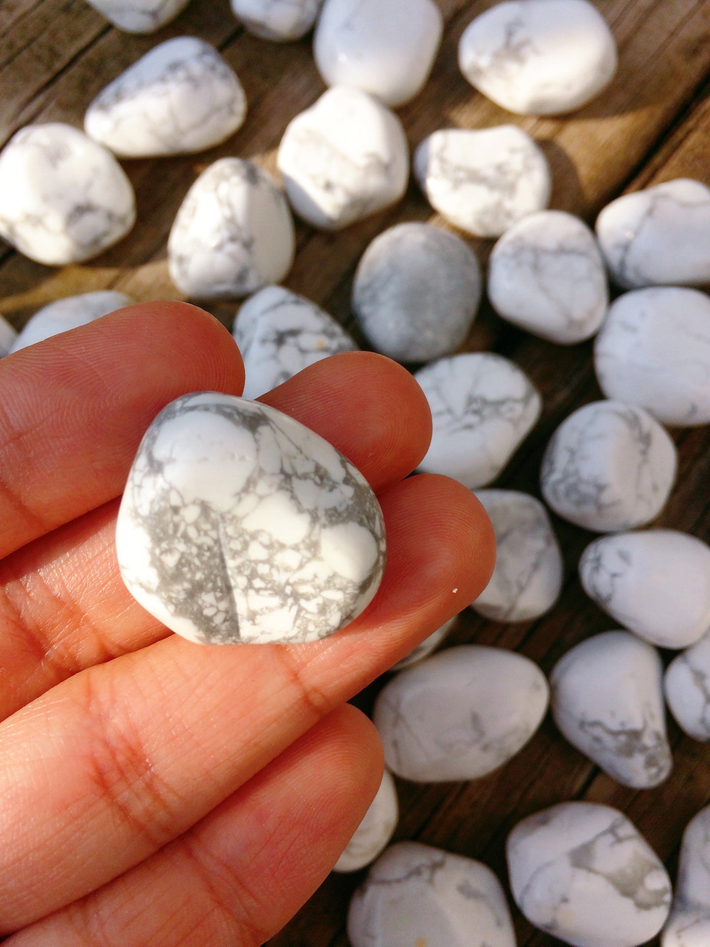 White Howlite Tumbled
