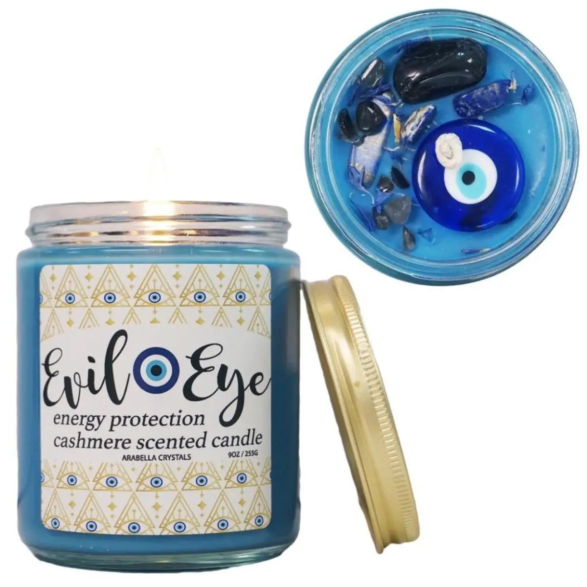 Evil Eye Candle Jar