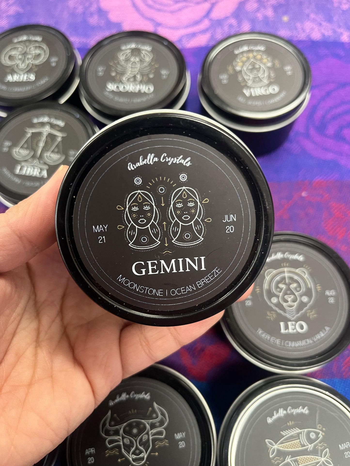 Zodiac Candle handmade