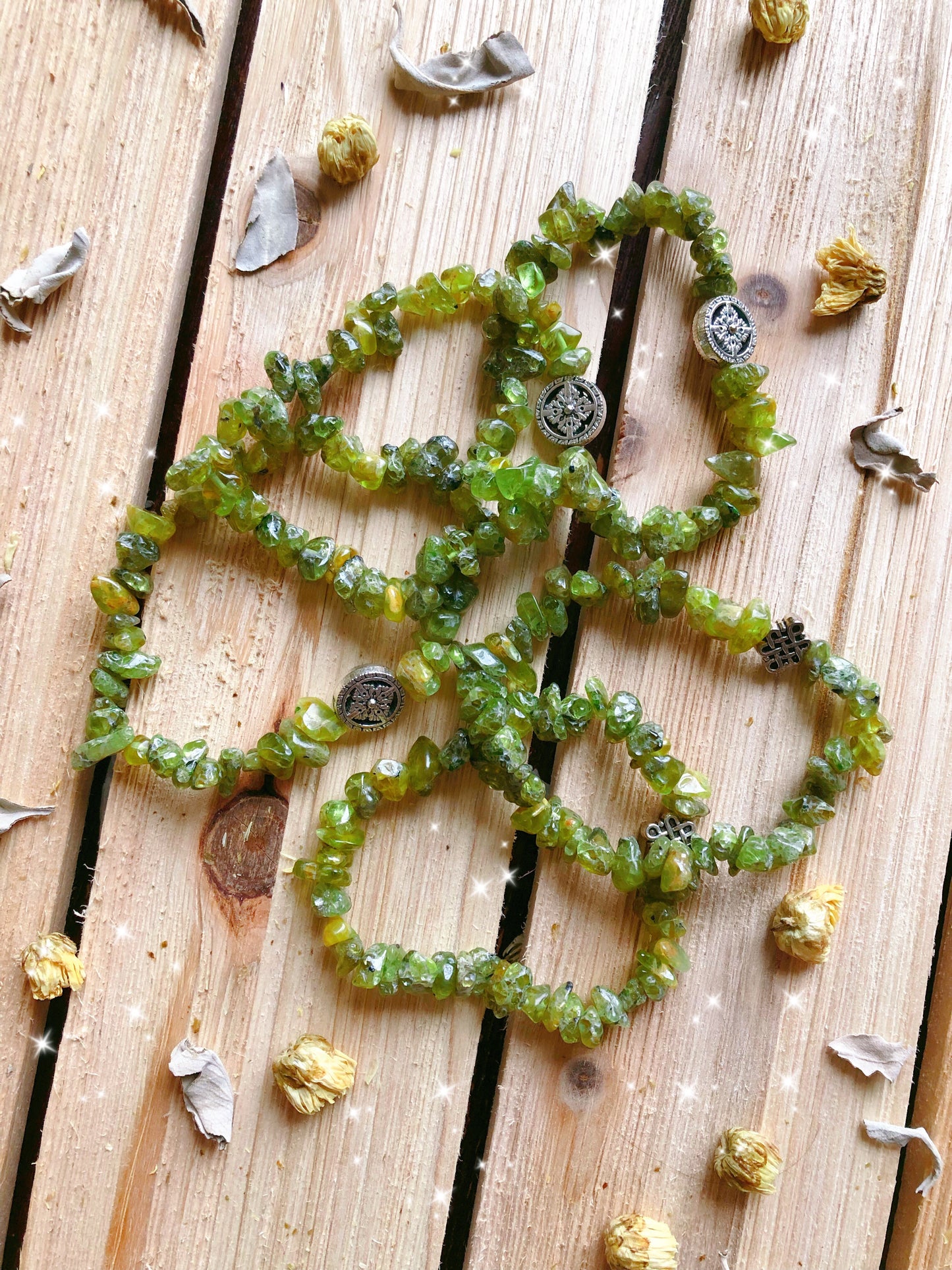 Peridot Bracelet handmade