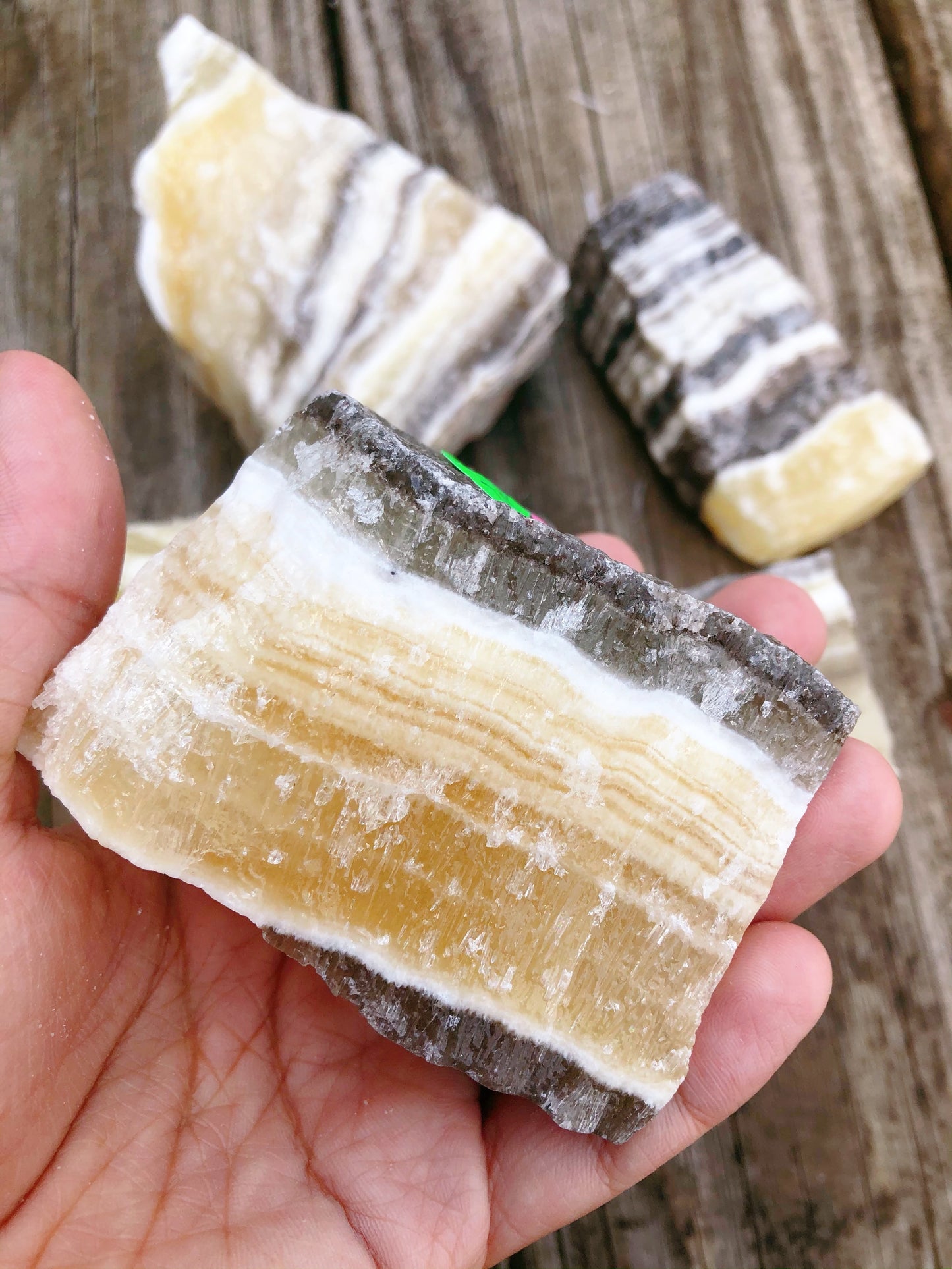 Zebra Calcite Small Rough
