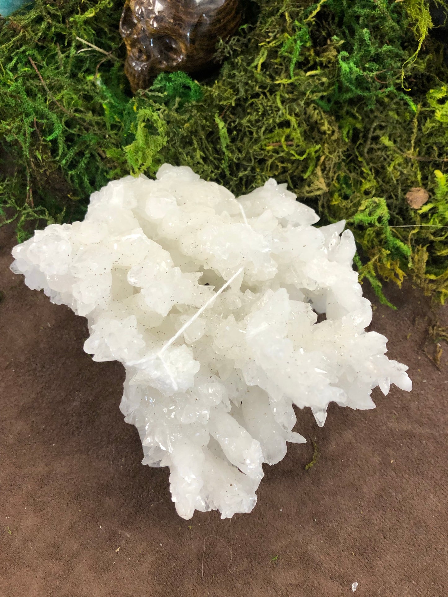 White Aragonite Clusters
