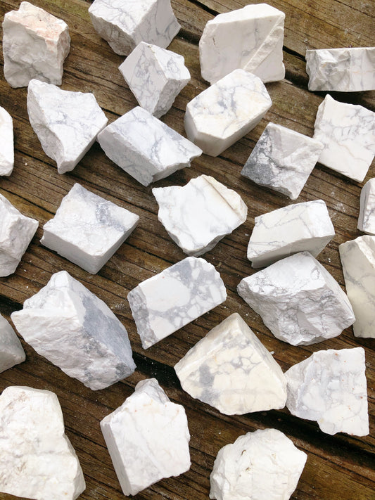 White Howlite Rough