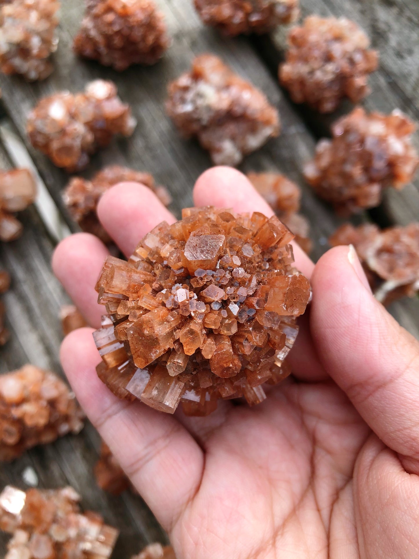 Aragonite Clusters