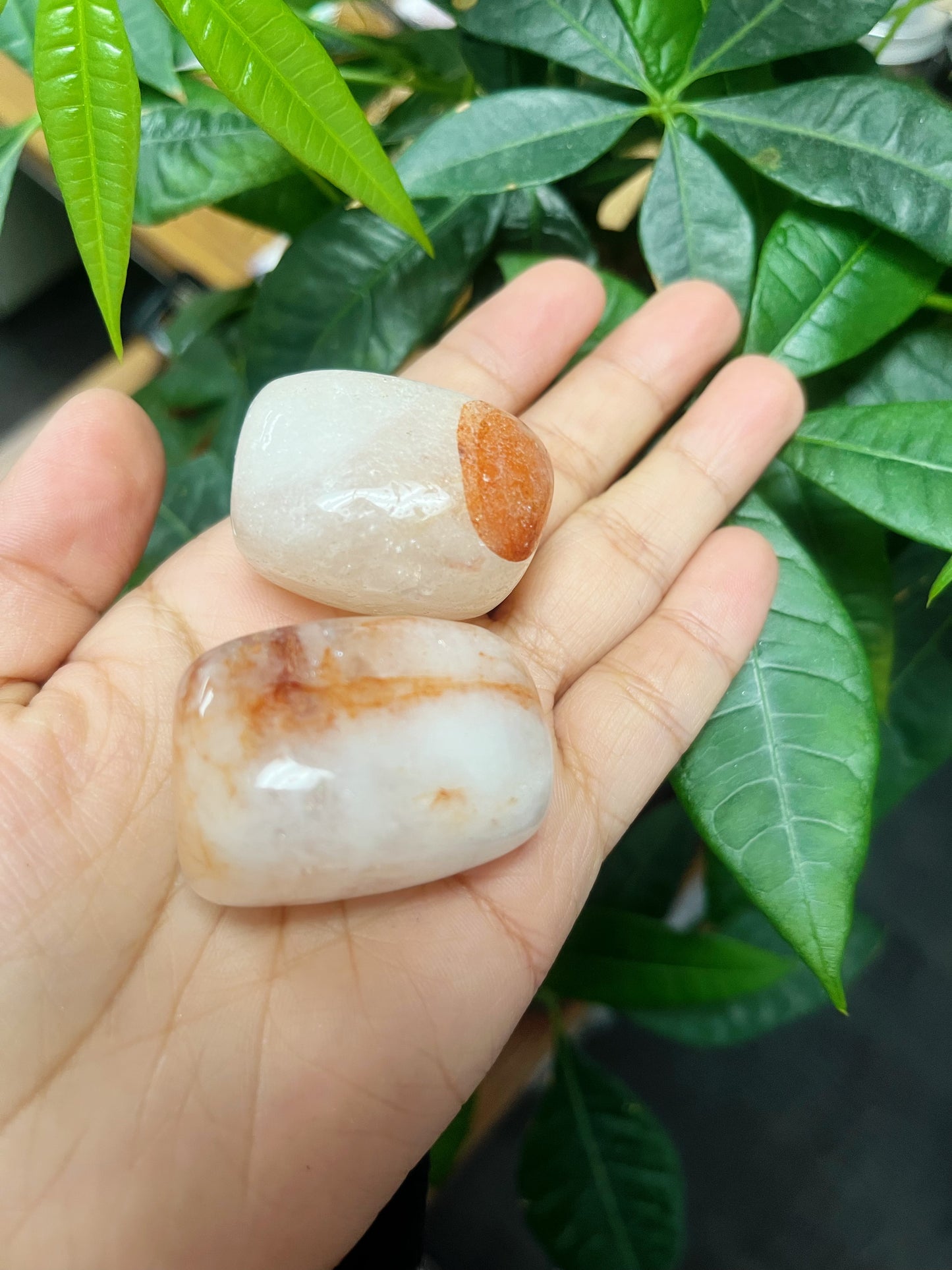 Hematoid Quartz Tumbled