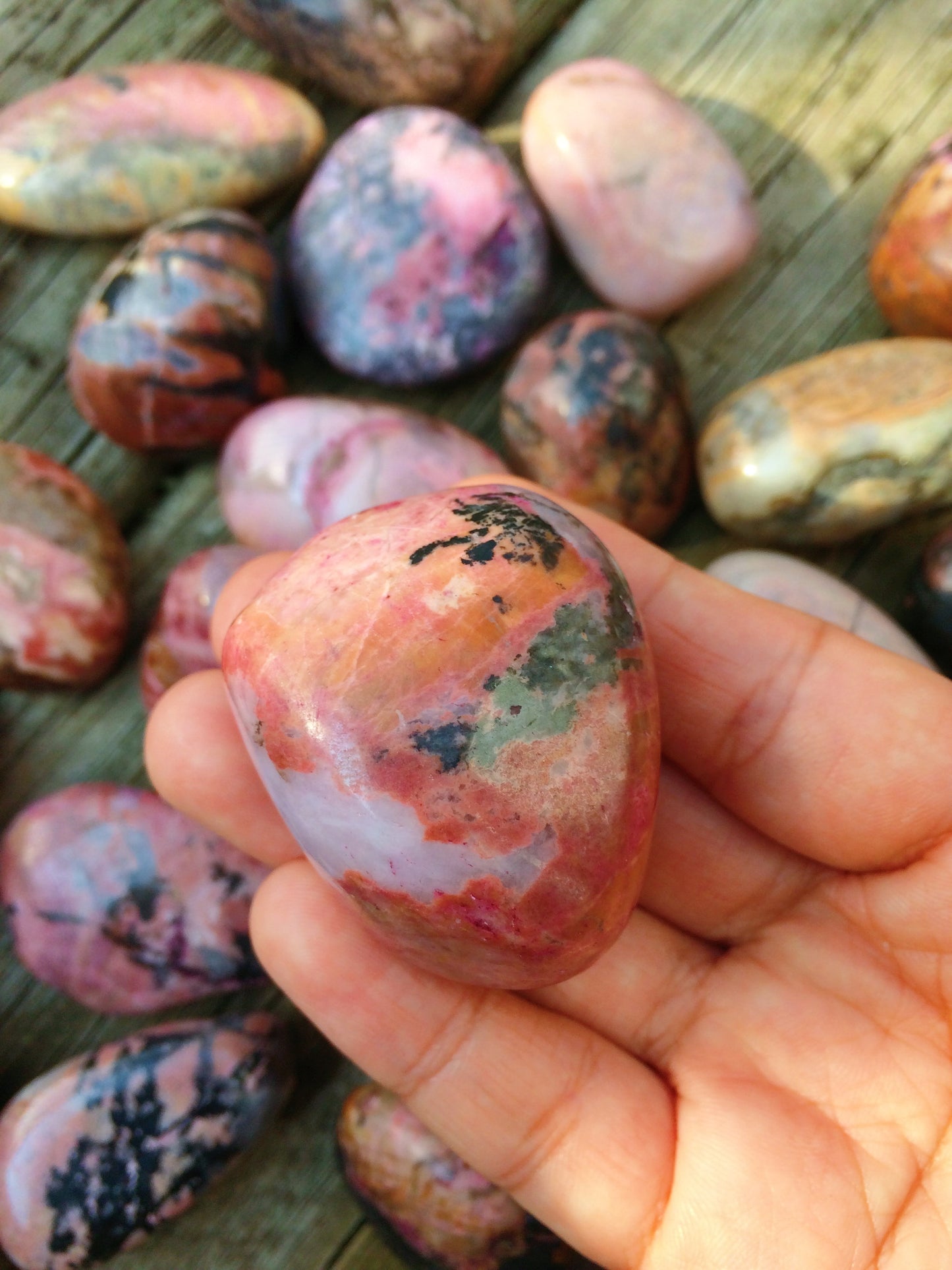 Rhodonite Tumbled