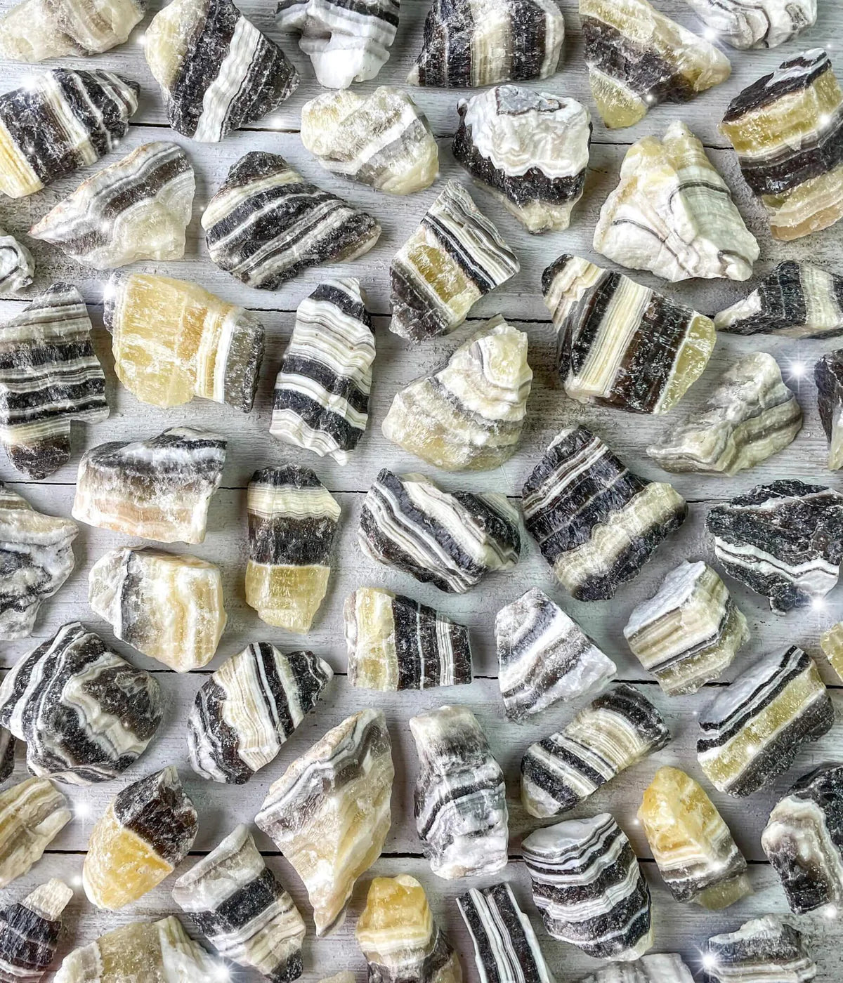 Zebra Calcite Small Rough