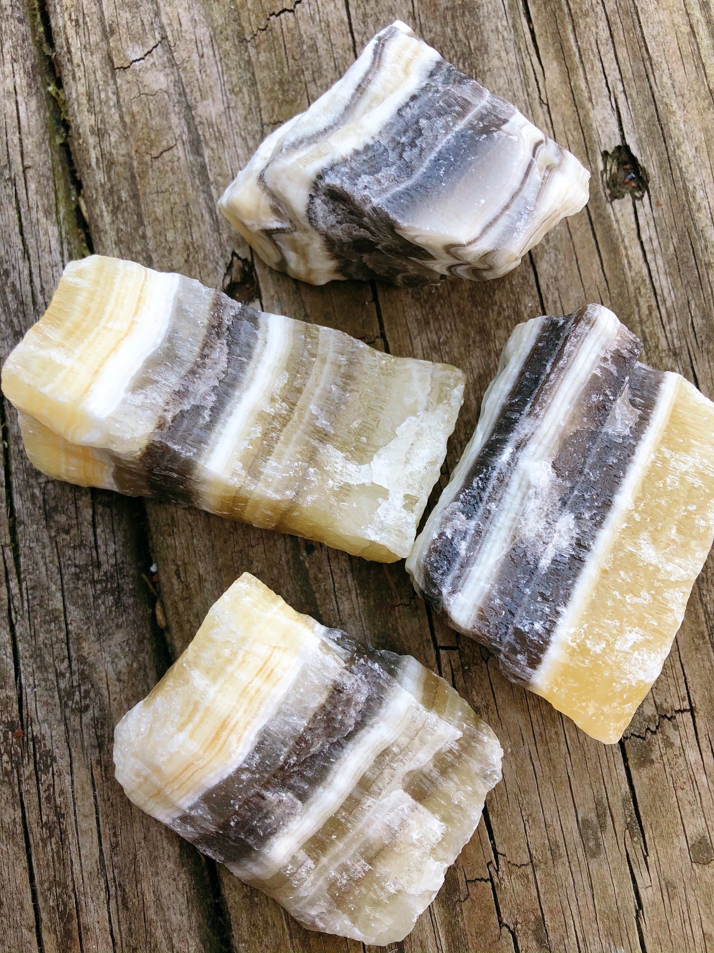 Zebra Calcite Small Rough