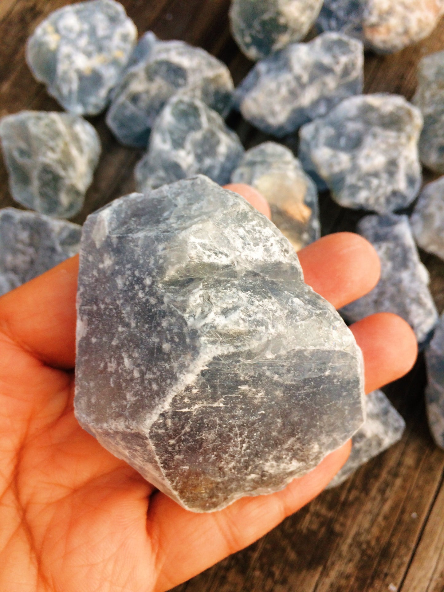 Celestite Rough Tumbled