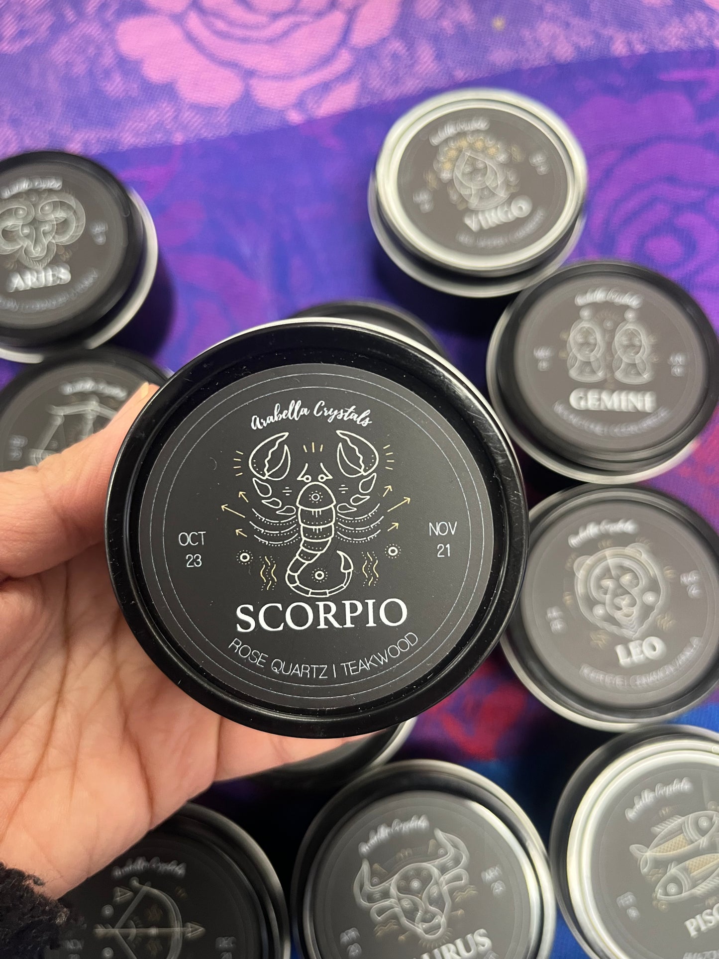 Zodiac Candle handmade