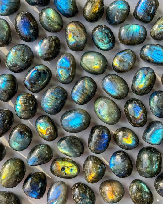 Labradorite Palm Stone