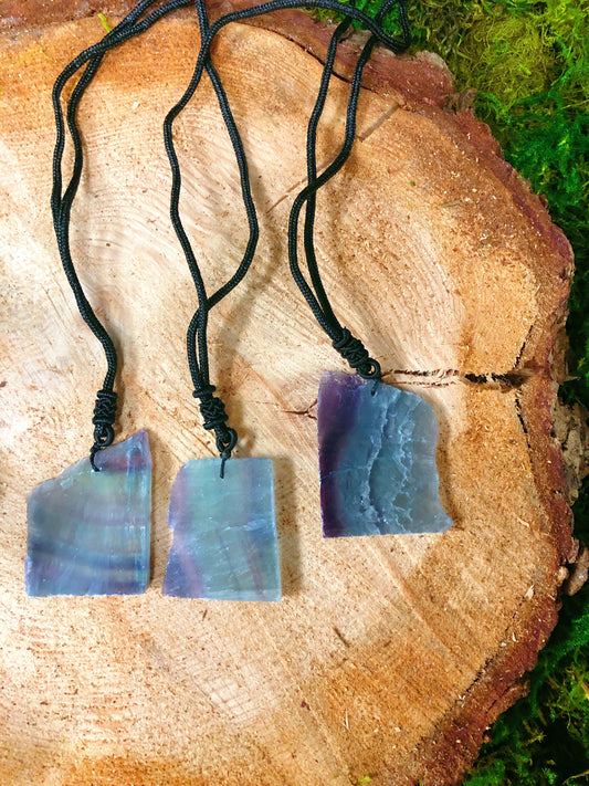 Rainbow Fluorite necklace