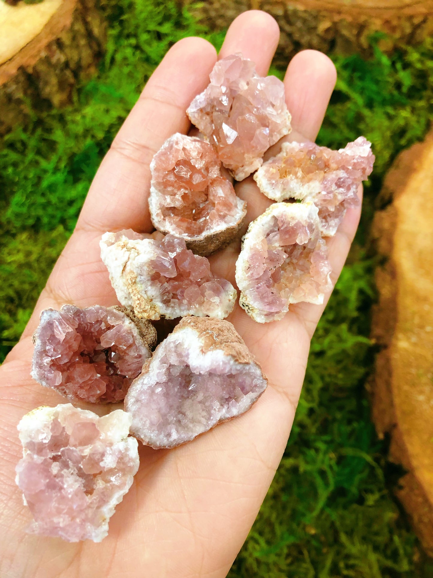 Pink Amethyst Cluster