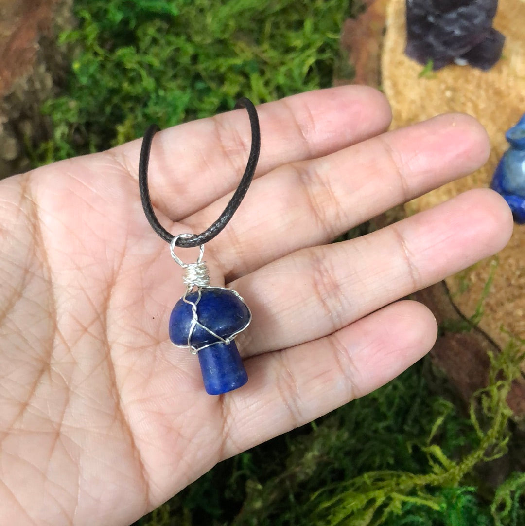 Mushroom Wrapping Necklace