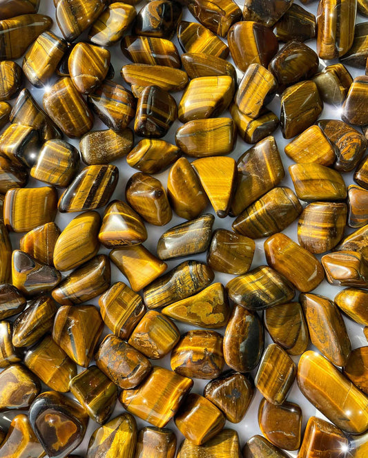 Tigers Eye Tumbled