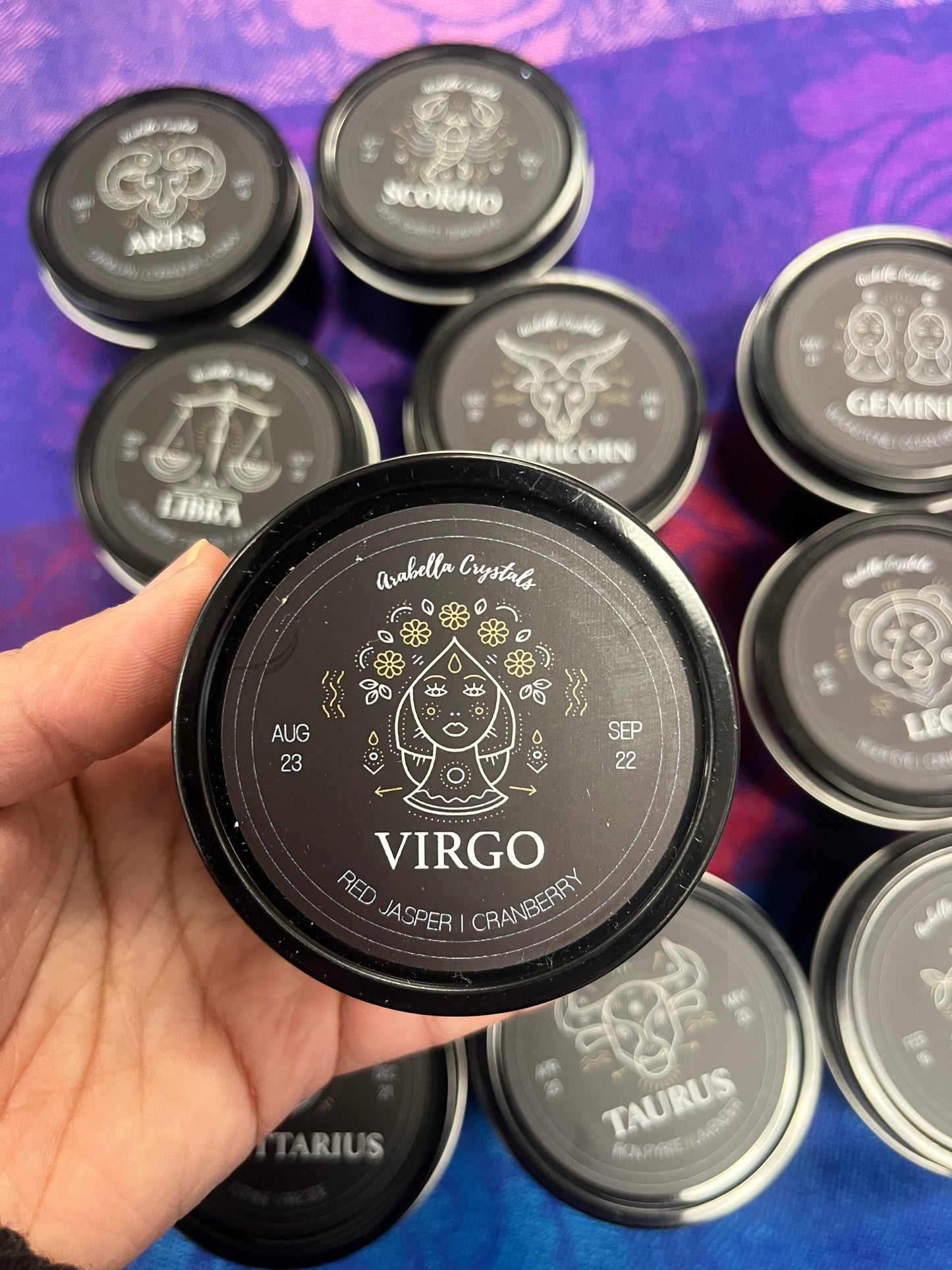 Zodiac Candle handmade