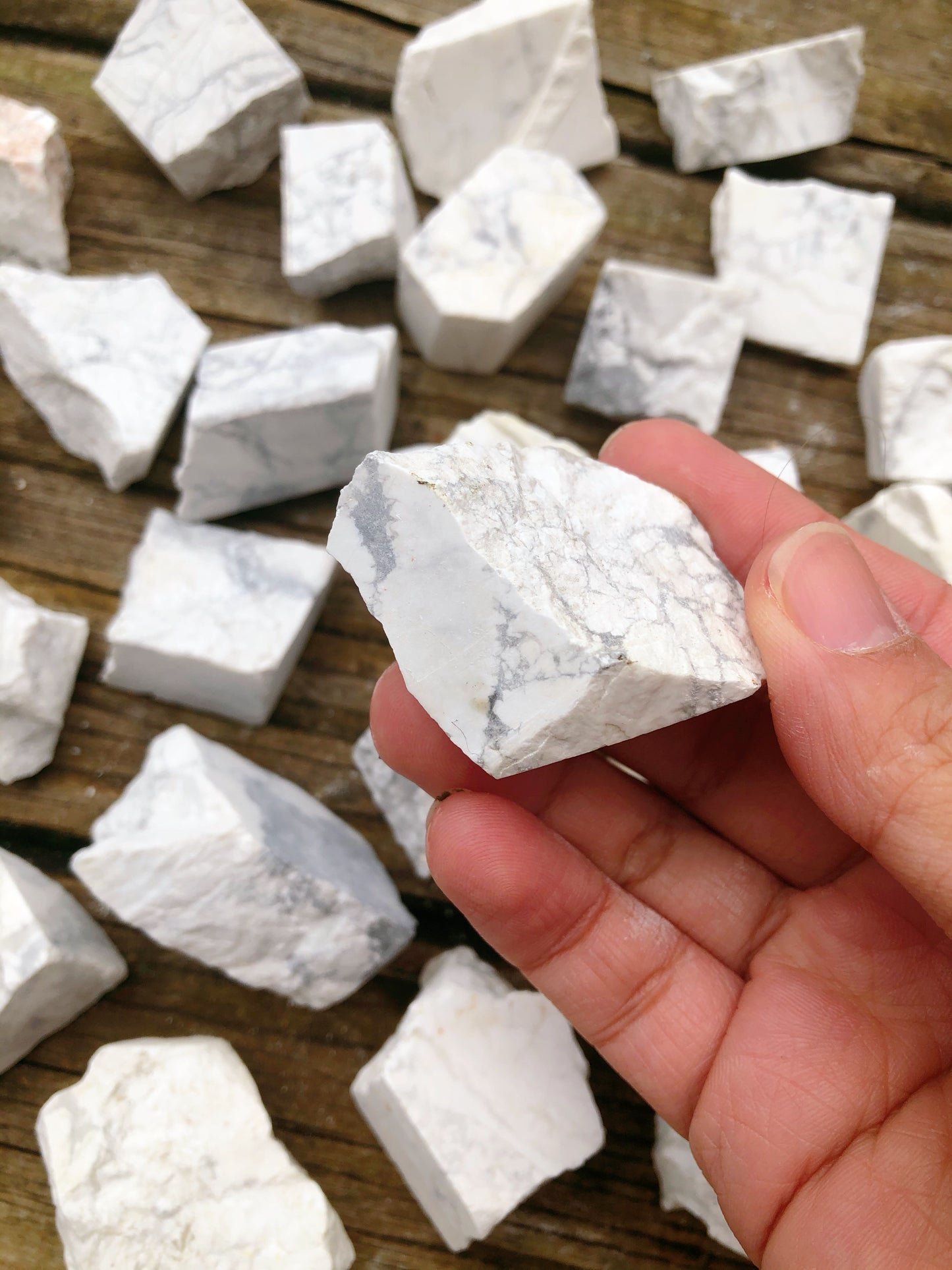White Howlite Rough