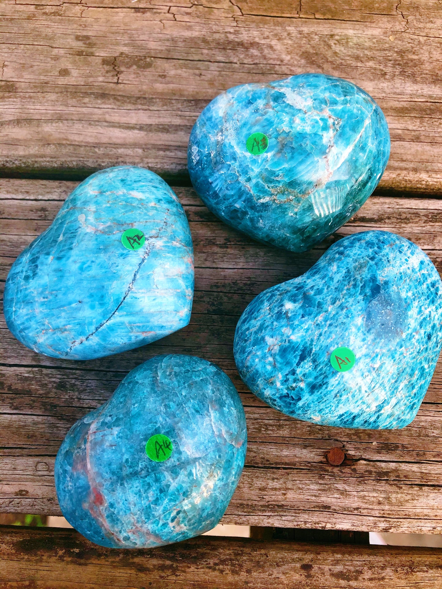 Blue Apatite Tower Prism