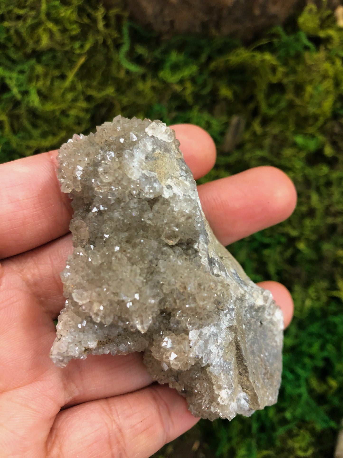 Druzy Herkimer Diamond Cluster