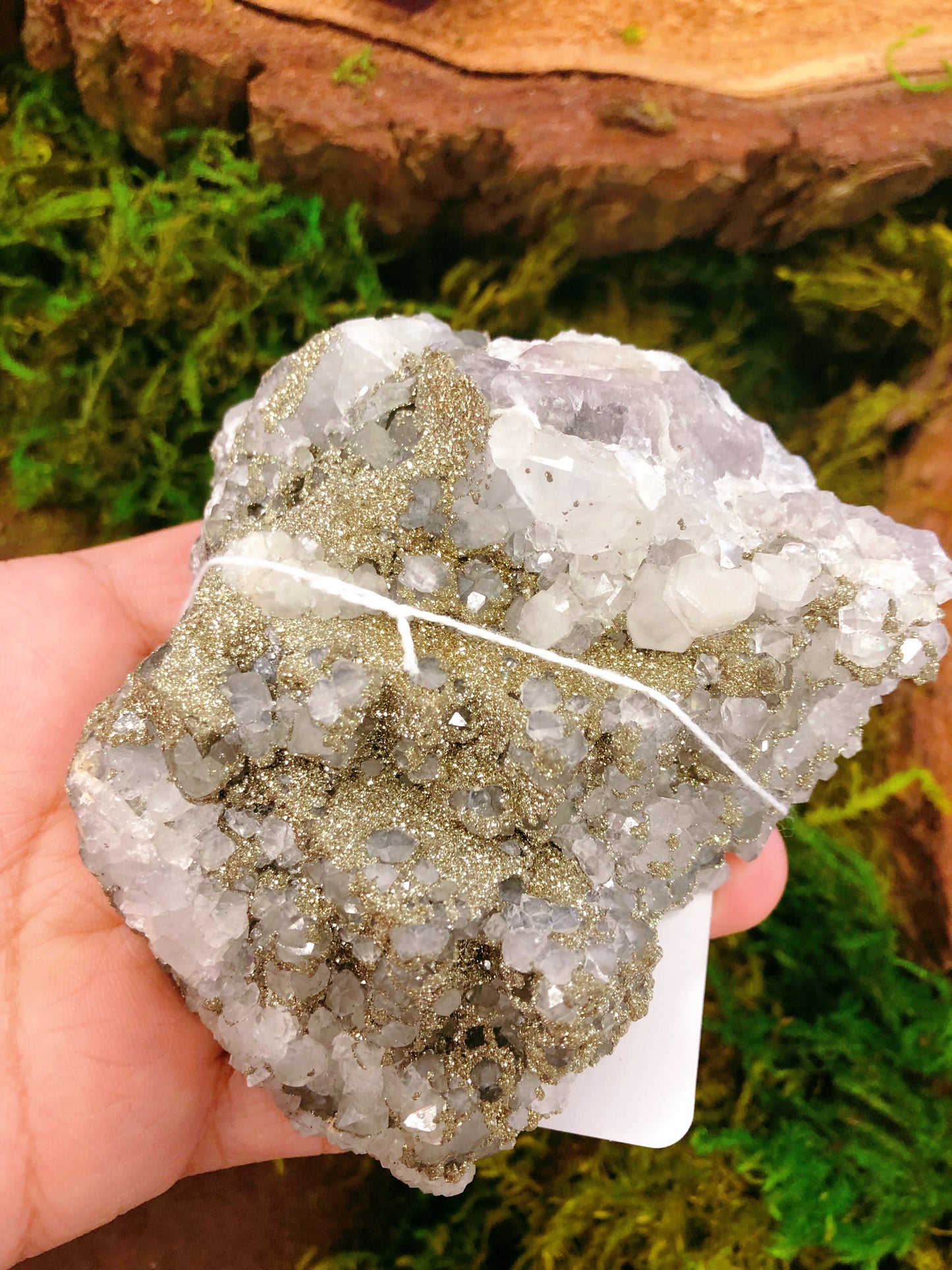 Fluorite+Druzy Pyrite+Calcite Specimens