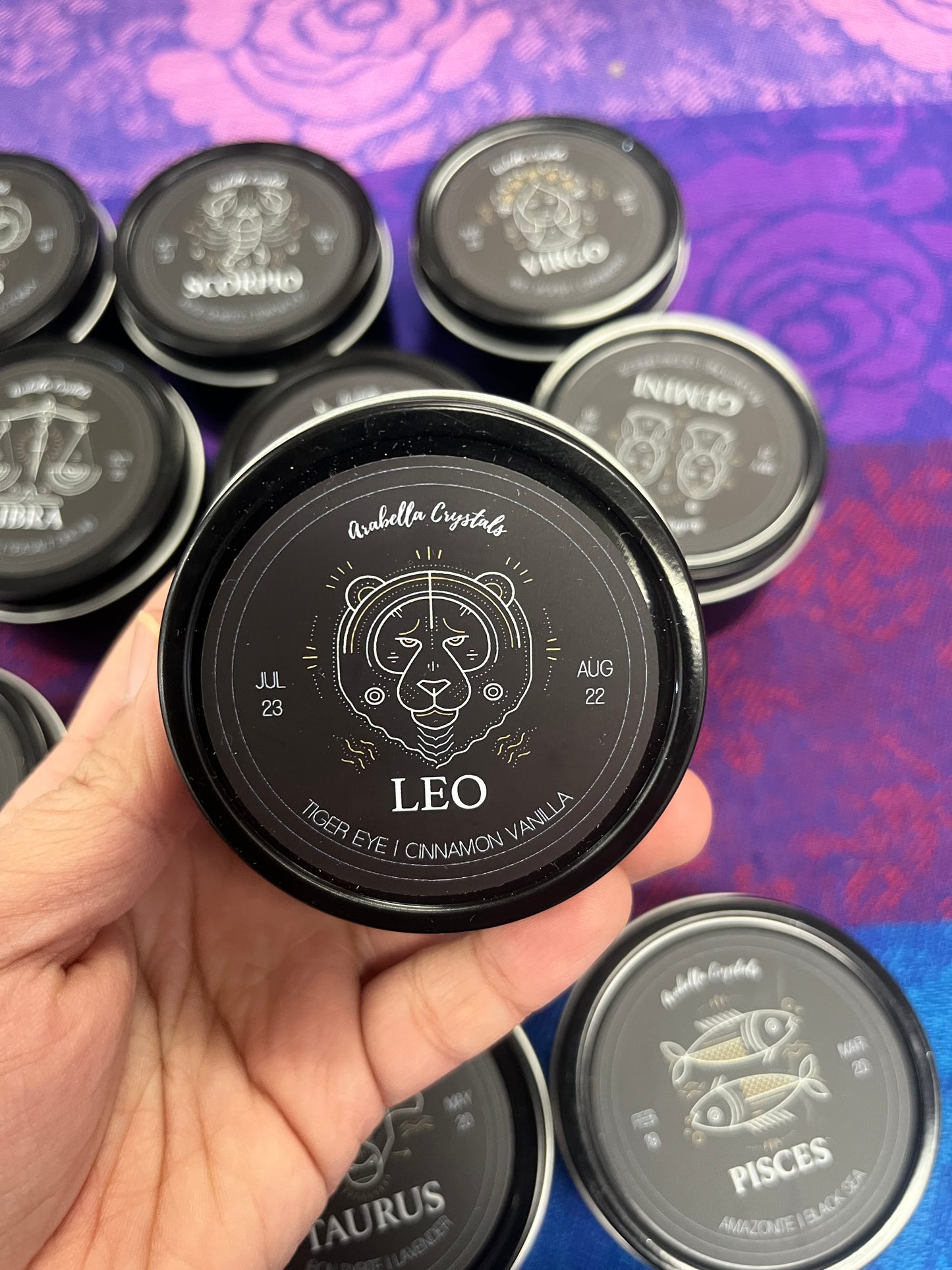 Zodiac Candle handmade