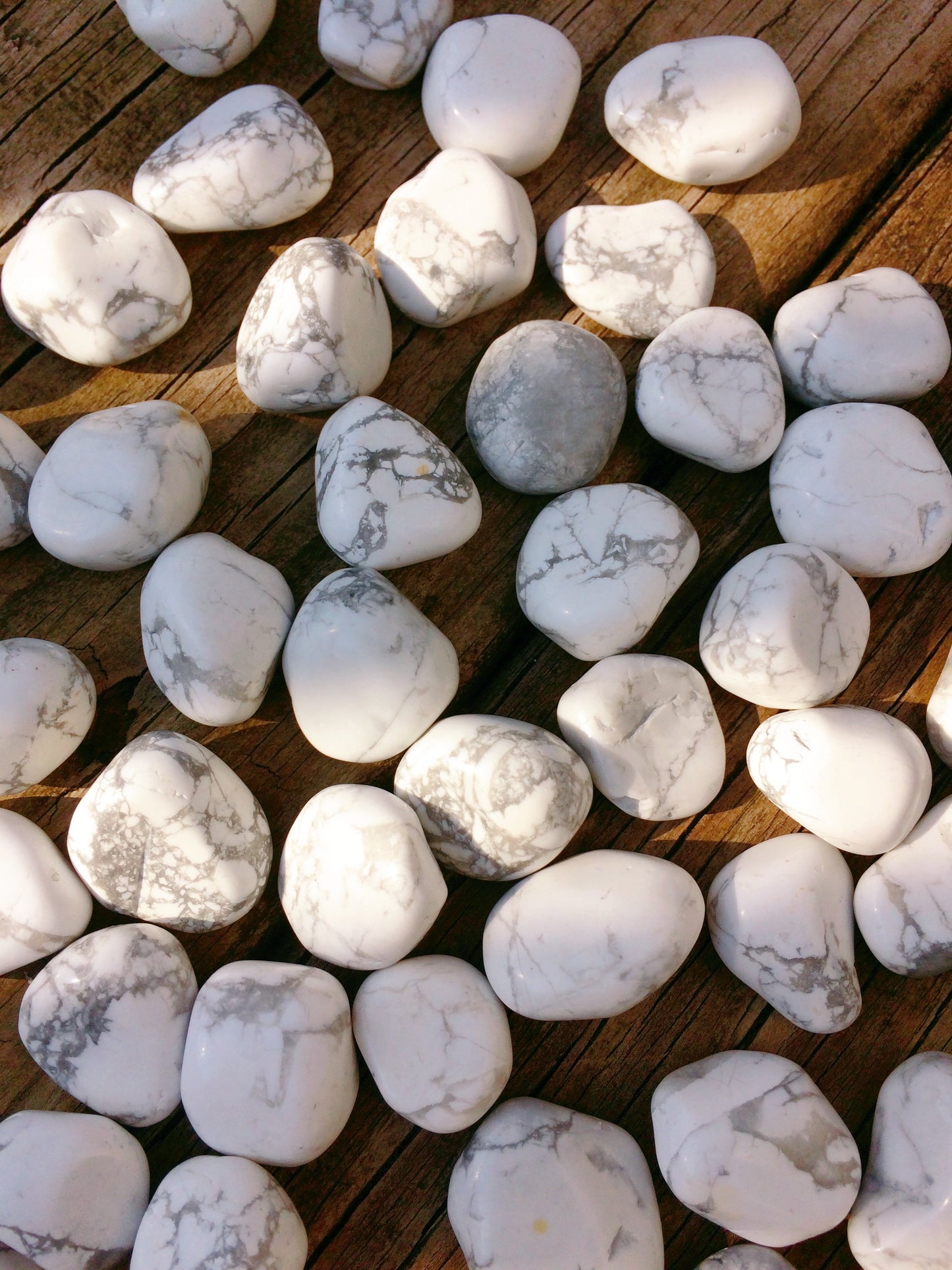 White Howlite Tumbled