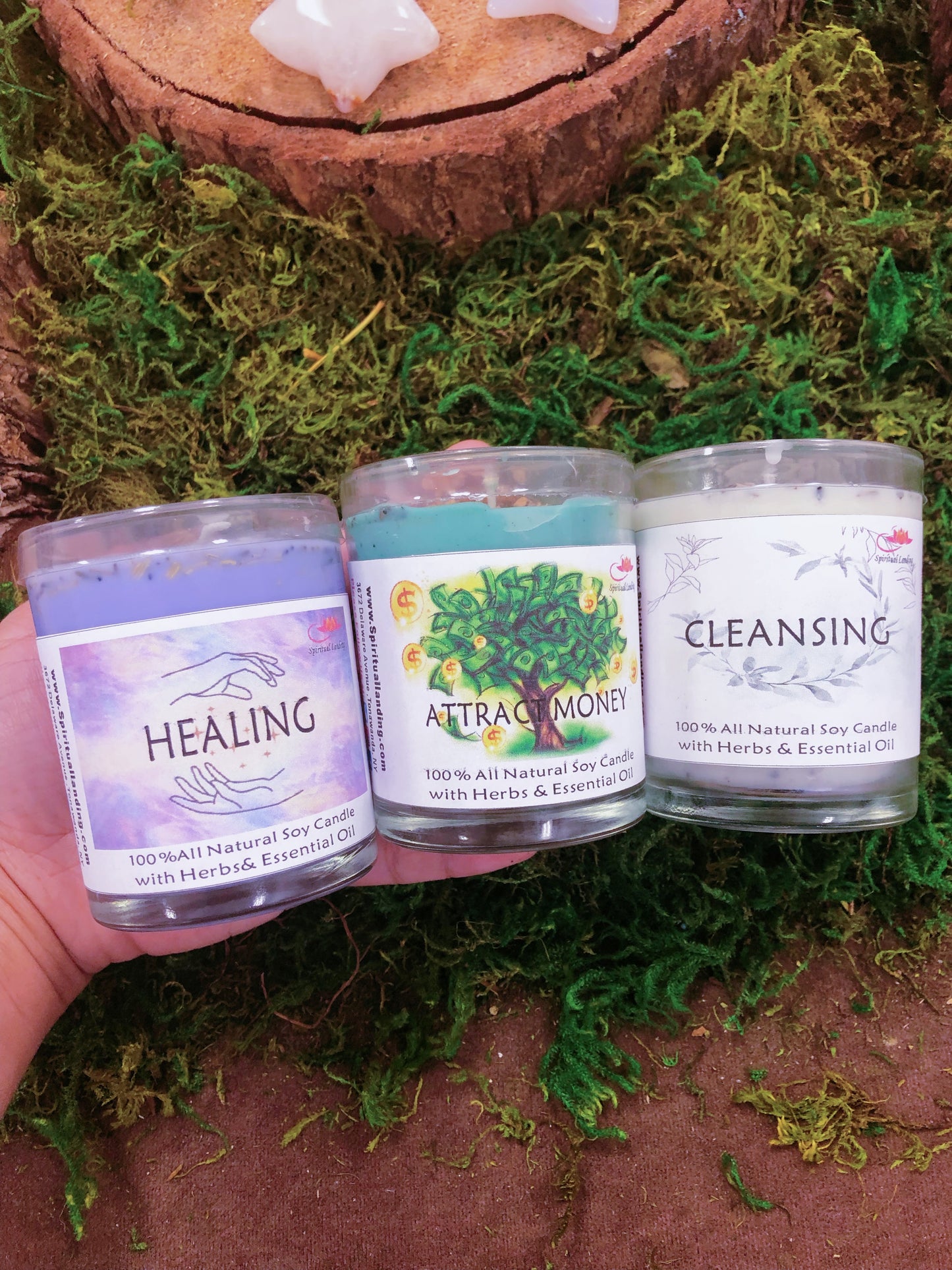 Hand Made Intention Candles