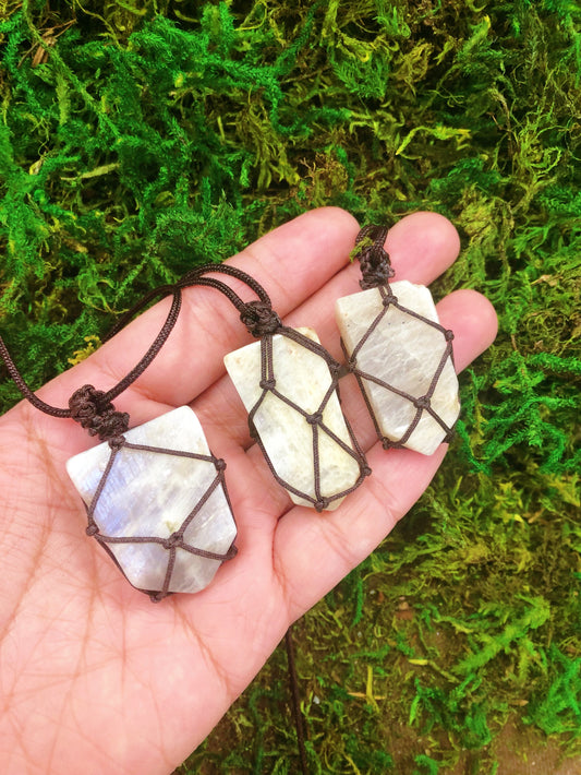 Moonstone Flash Necklace