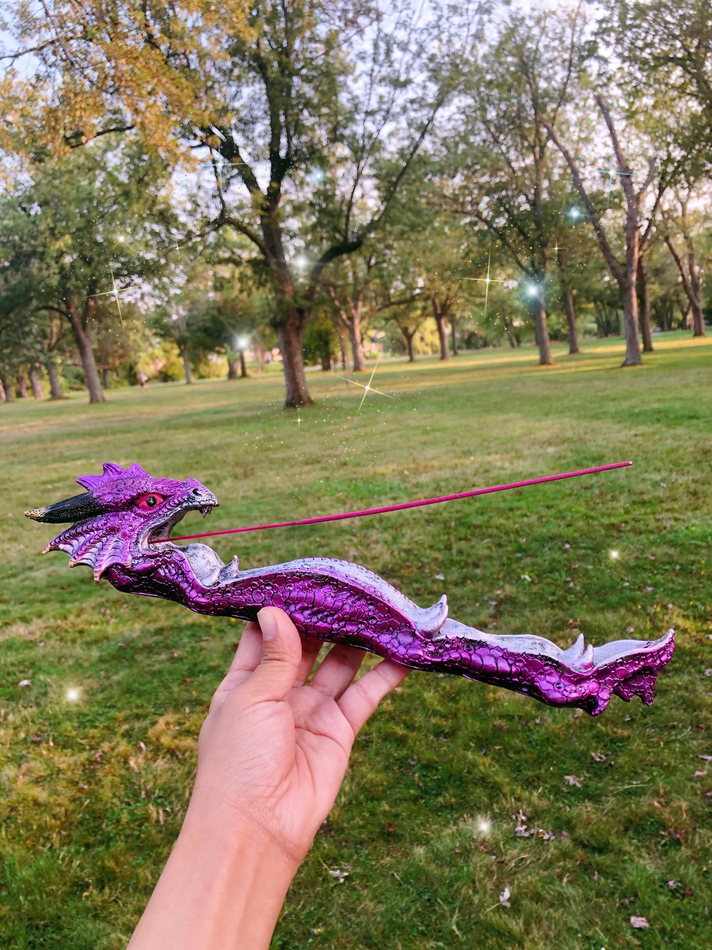 Purple Dragon Incense Burner