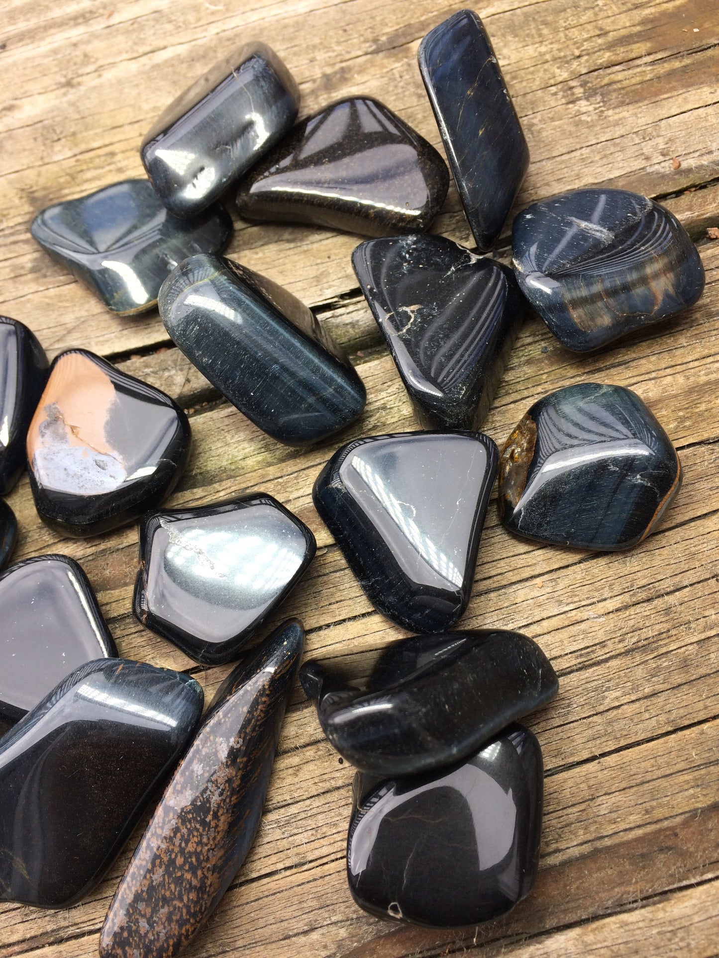 Blue Tigers Eye Tumbled