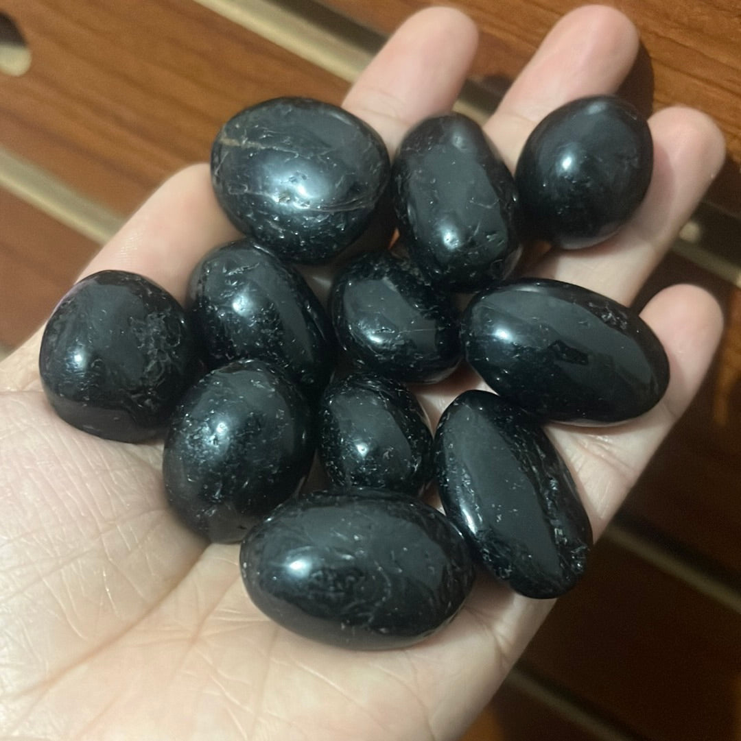 Black Tourmaline tumbled