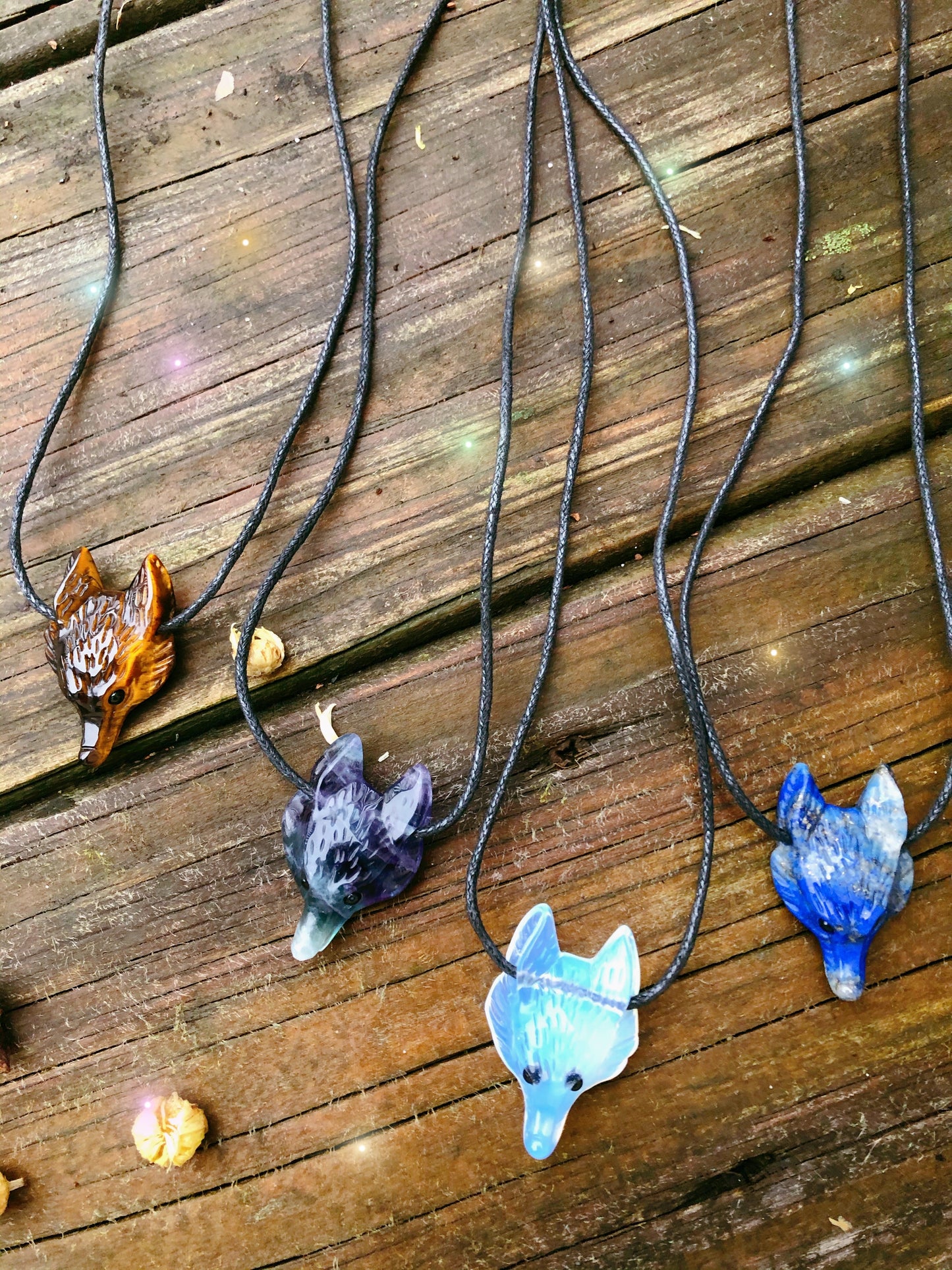 Wolf Carving Necklaces