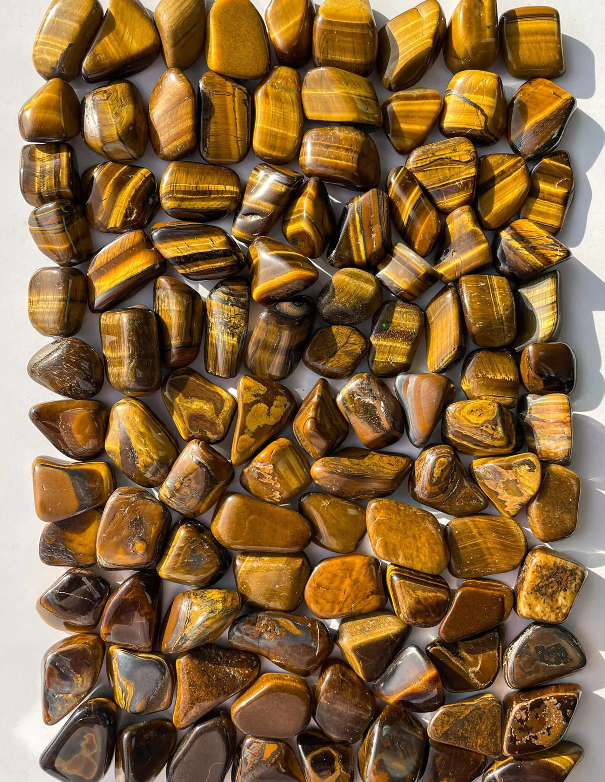 Tigers Eye Tumbled