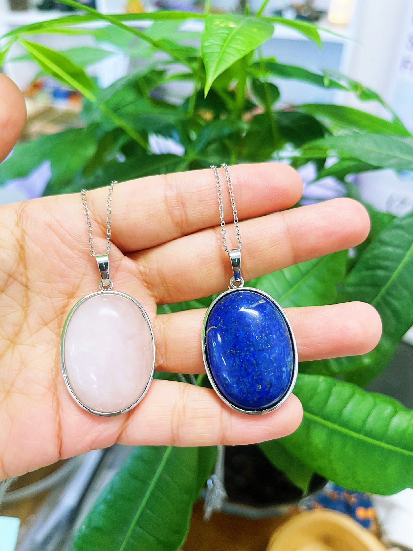 Gemstone necklace