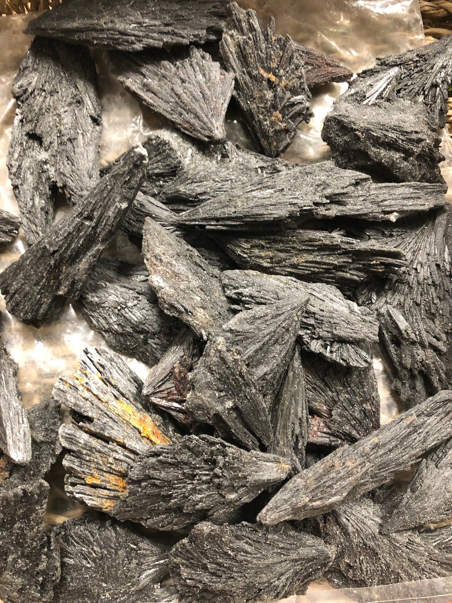 Black Kyanite Tumbled