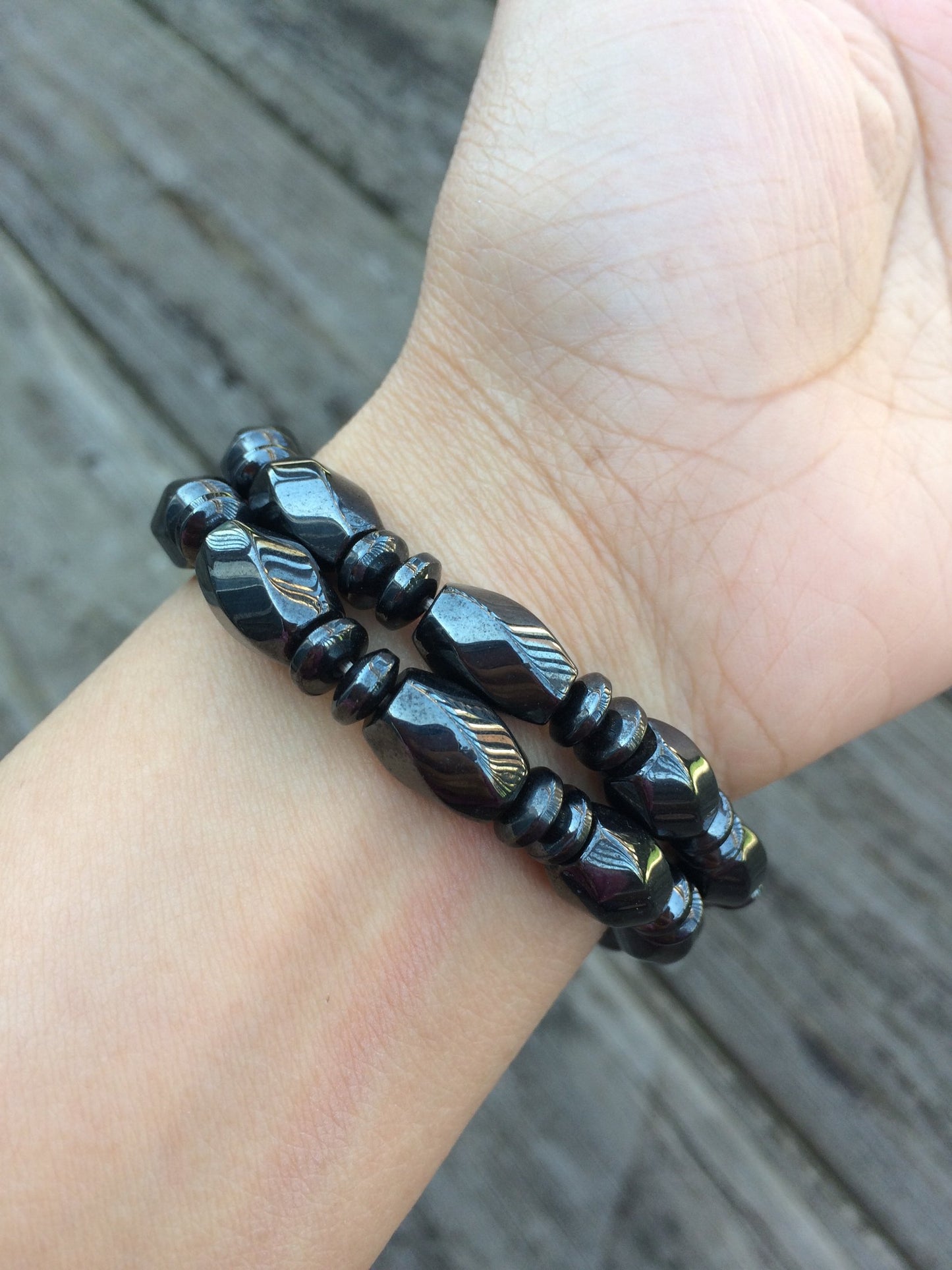 Hematite Bracelet Magnetic handmade