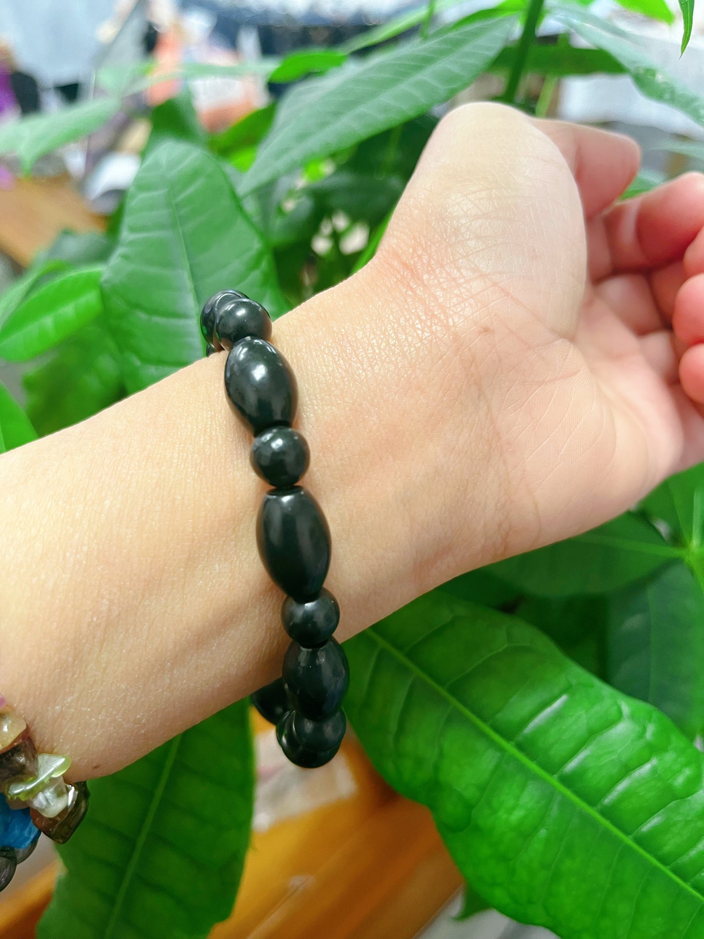 Gold Sheen Obsidian Bracelet