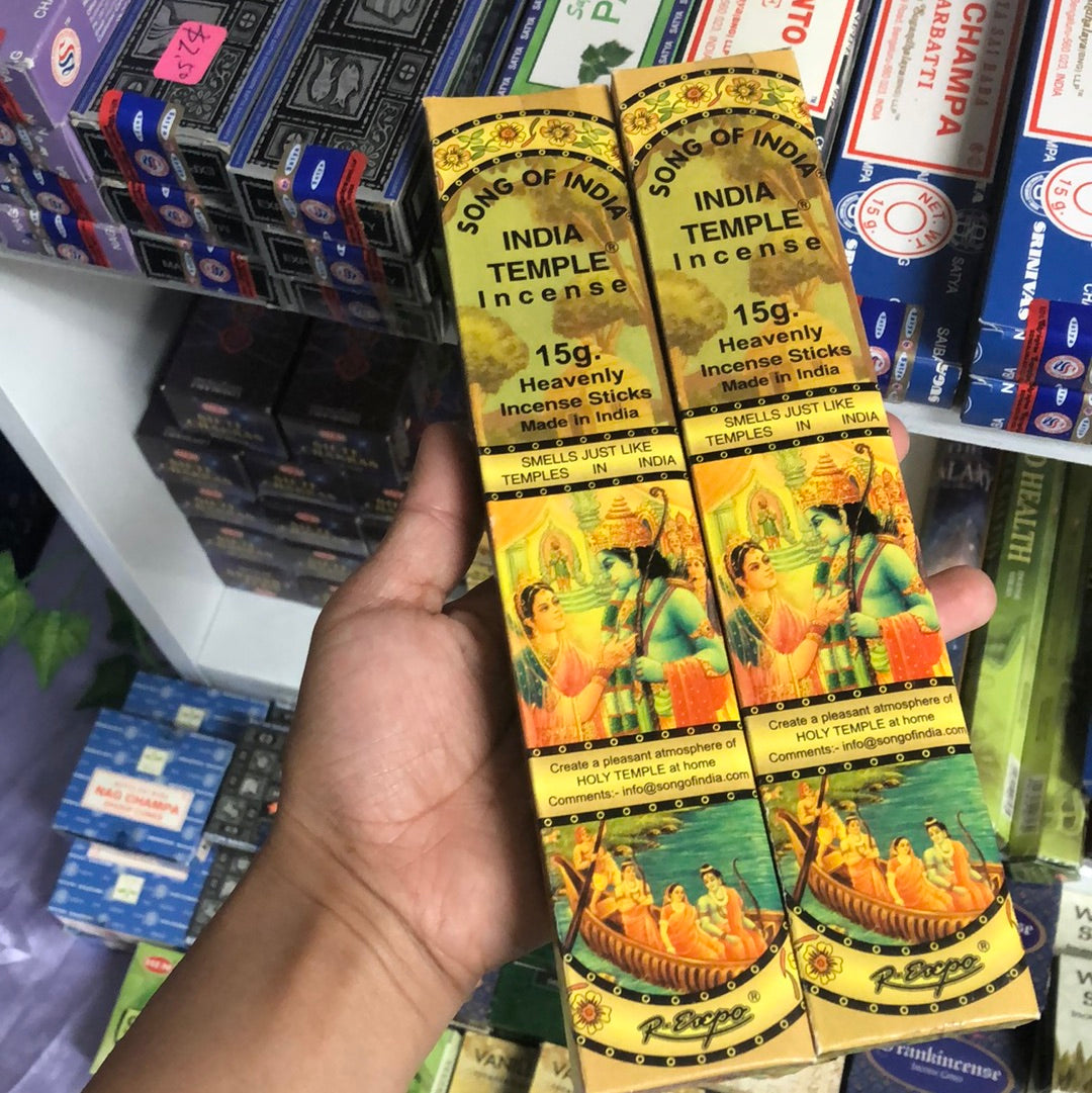 India Temple Incense