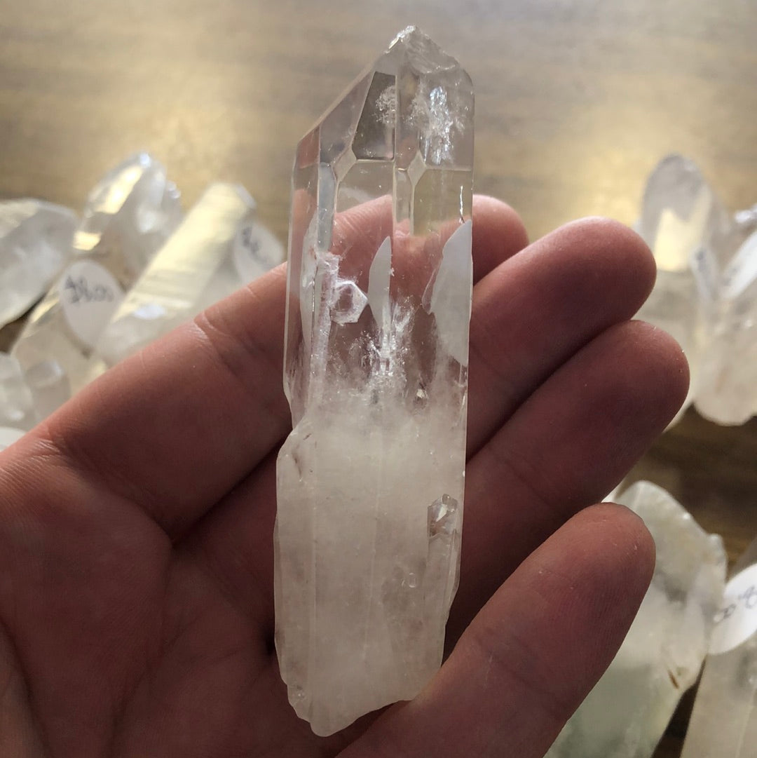 Semi Polished Quartz Point