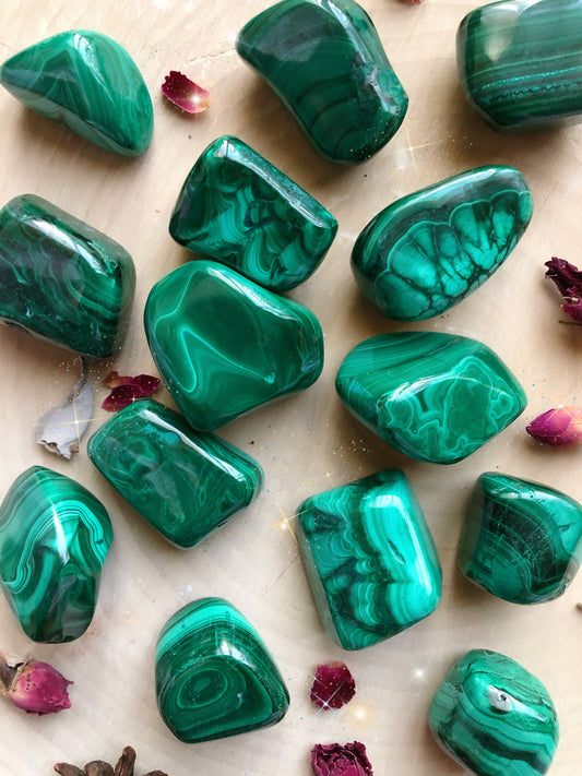 Malachite Tumbled