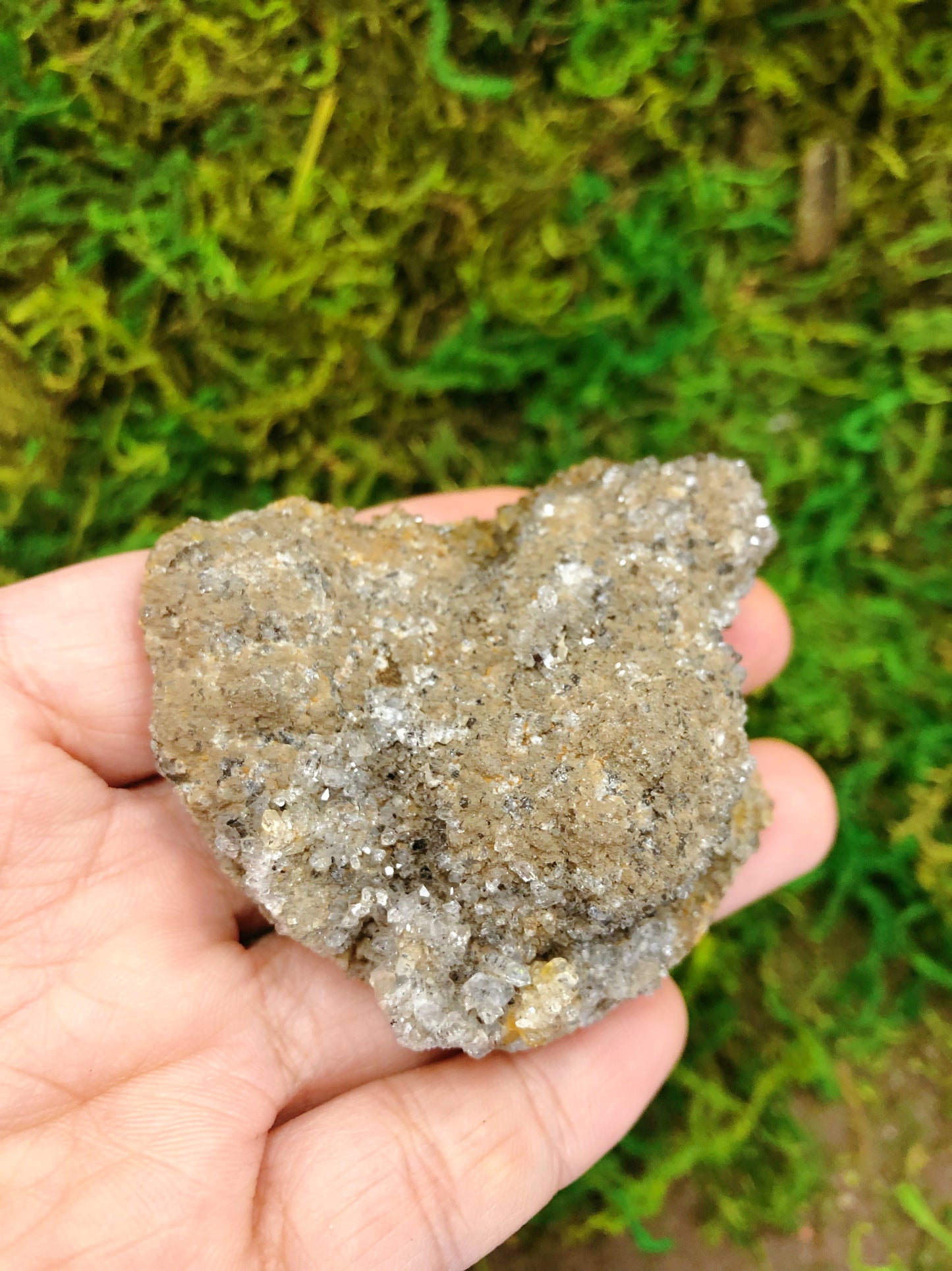 Druzy Herkimer Diamond Cluster