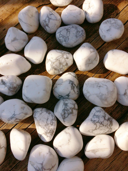 White Howlite Tumbled