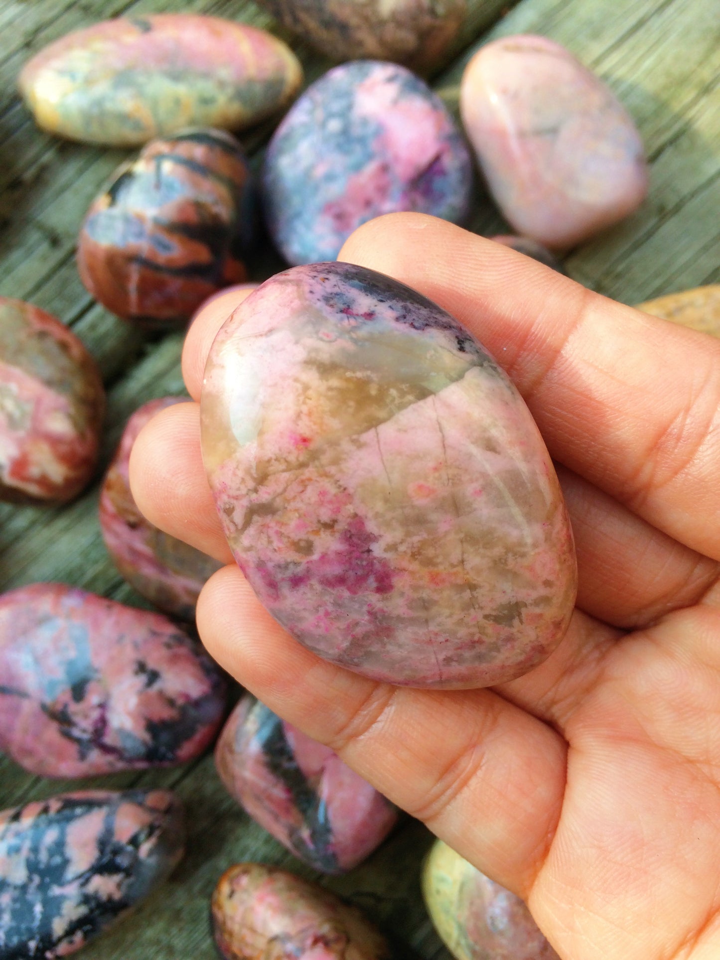 Rhodonite Tumbled