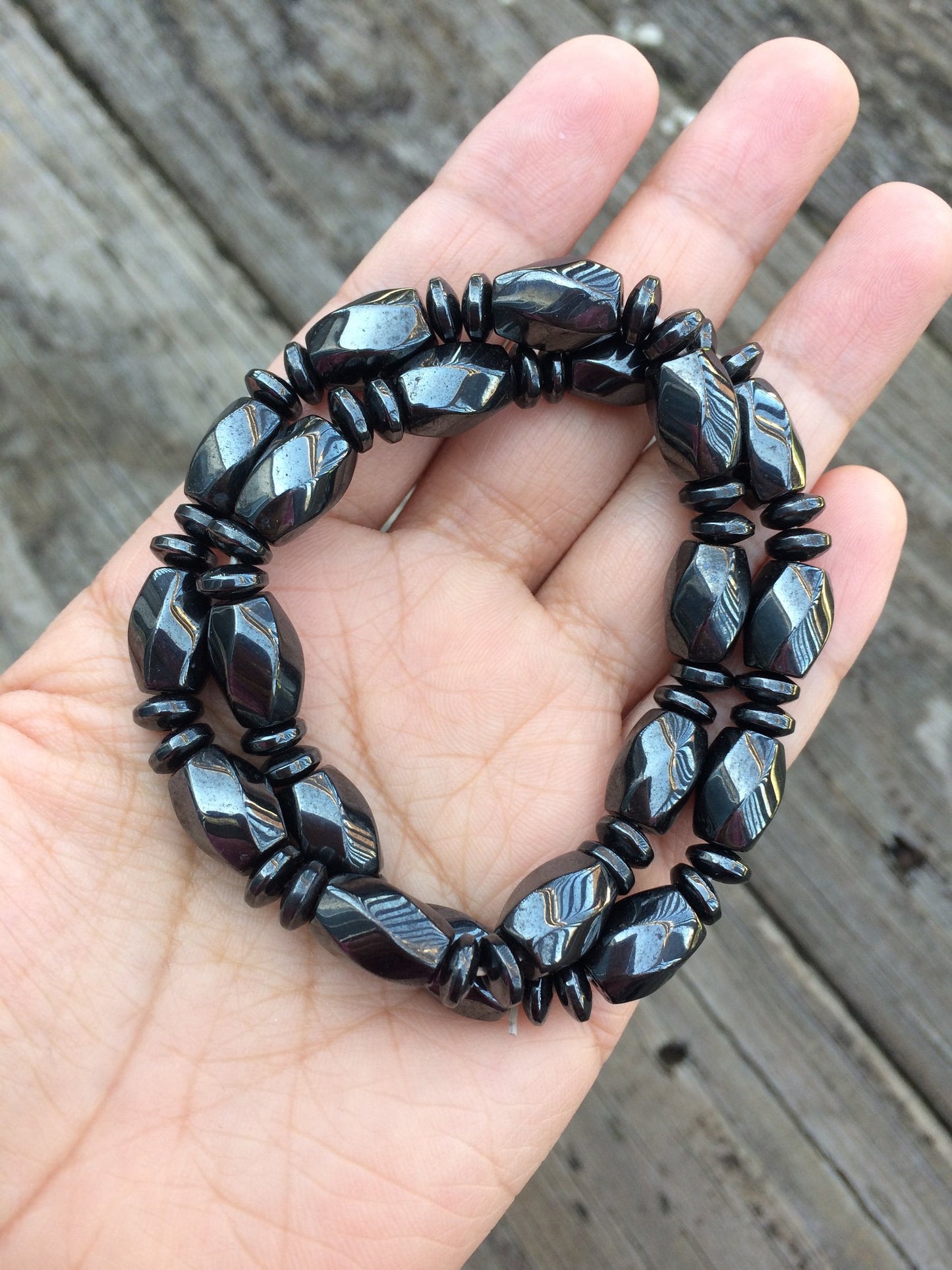 Hematite Bracelet Magnetic handmade