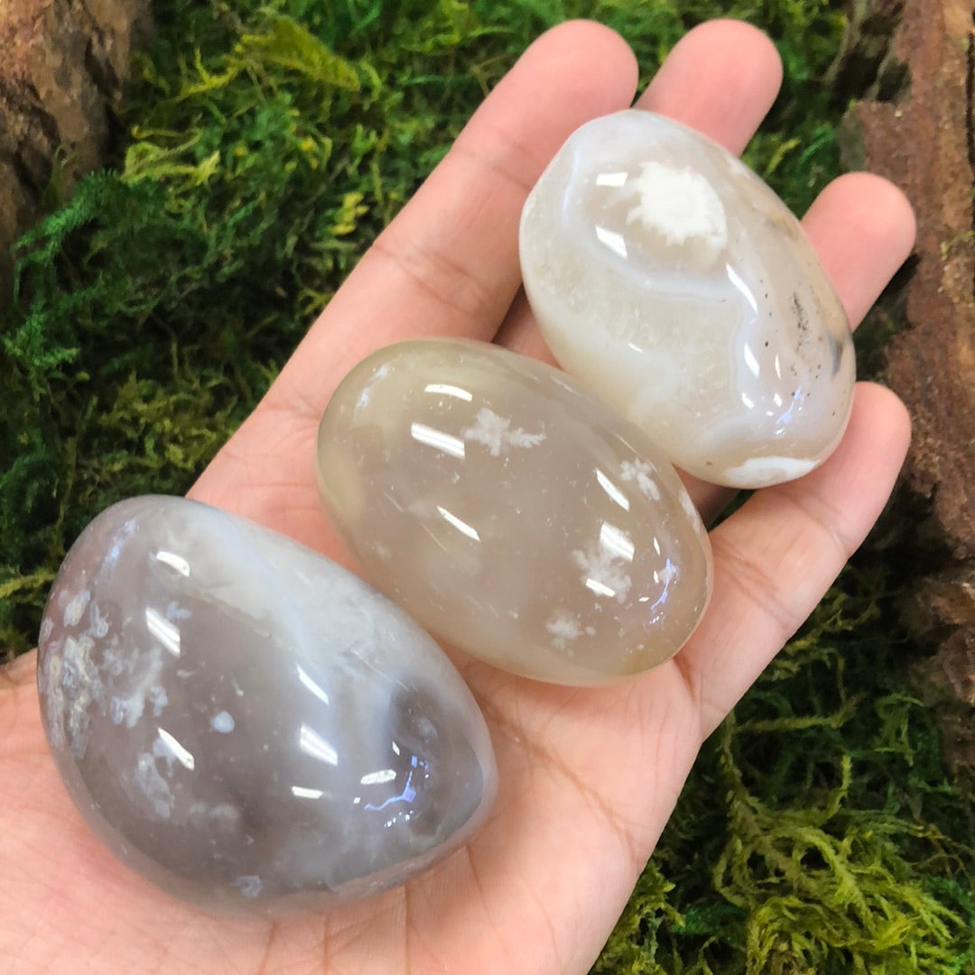 Flower Agate Tumbled