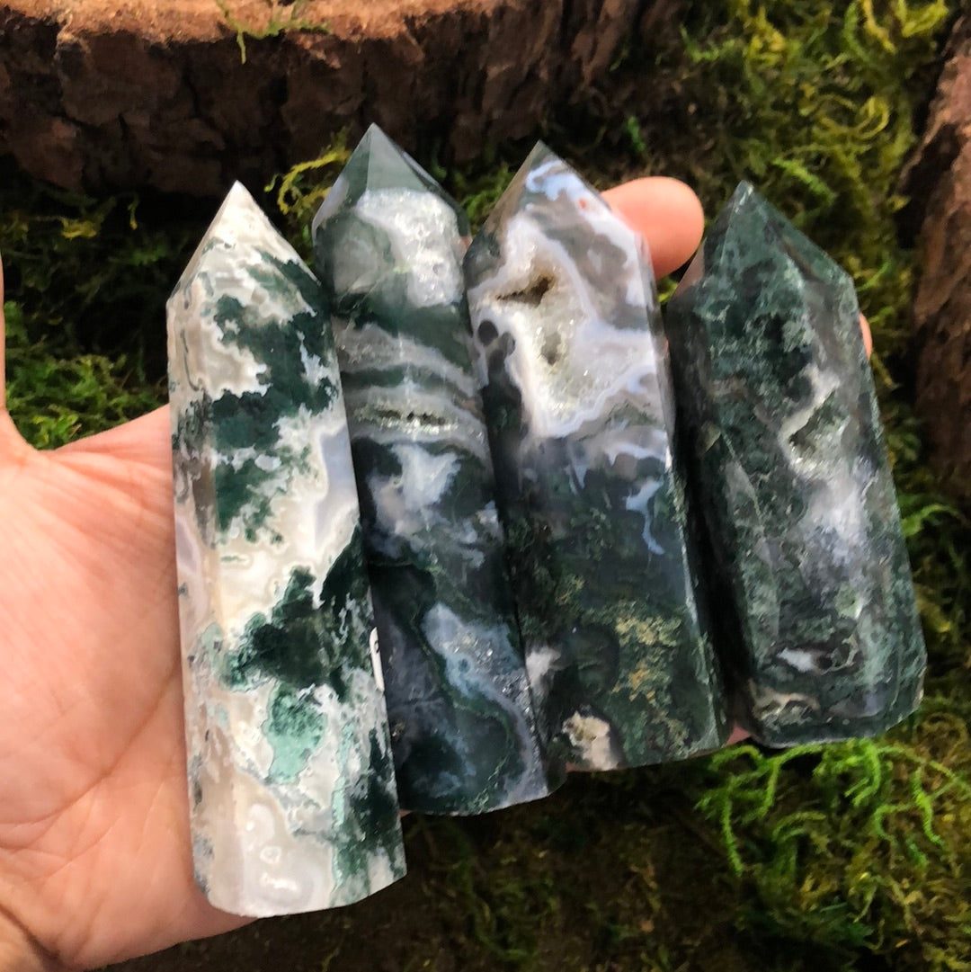 Moss Agate Towers