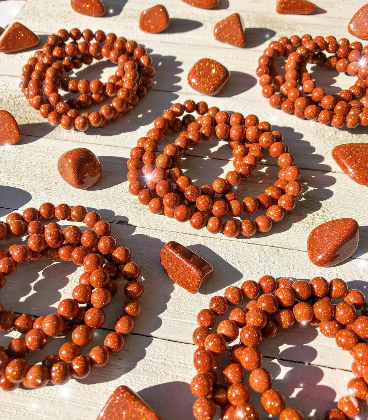 Red Goldstone bracelet